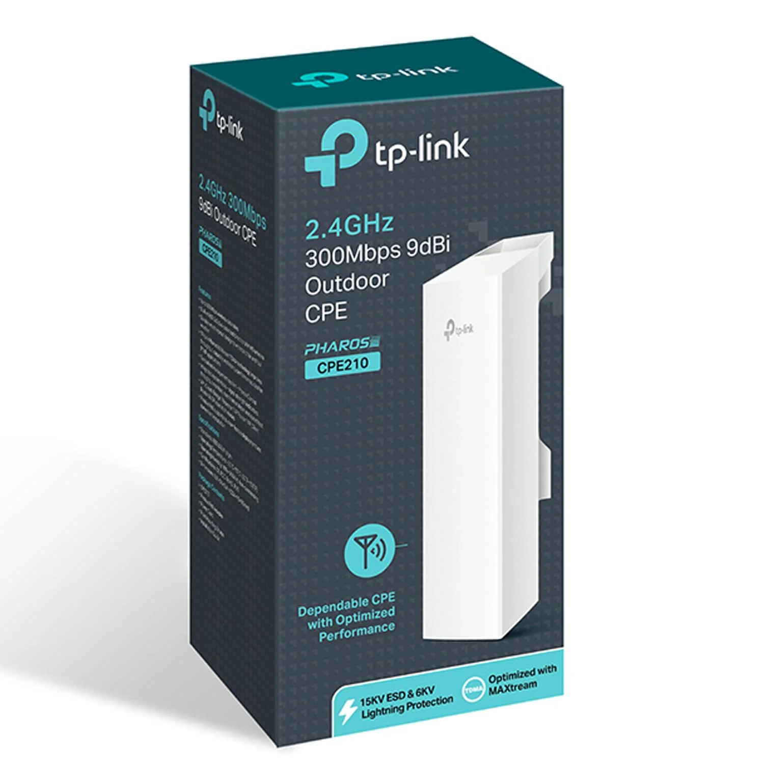 Access Point TP-LINK CPE210 9dBi PoE Exterior 5Km 300Mbps - Image 6