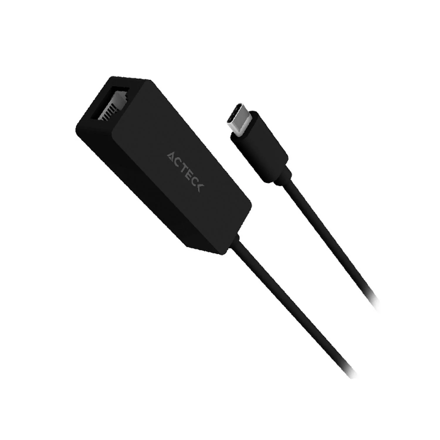 Adaptador convertidor ACTECK SHIFT PLUS AE425 USB-C a Ethernet RJ45 Negro AC-937085 - Image 2