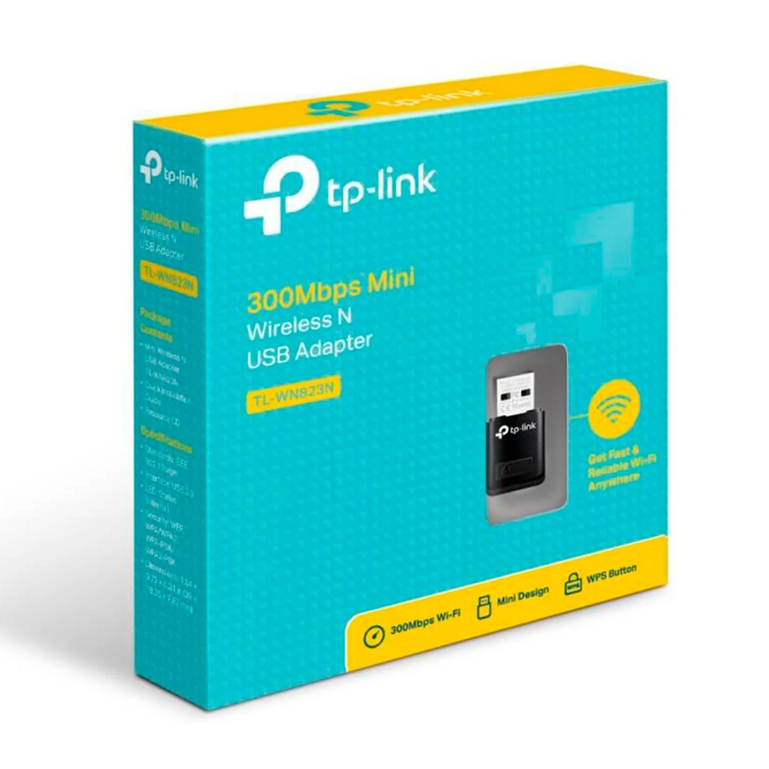 Adaptador WIFI USB TP-LINK TL-WN823N Inalambrico 2.4 Ghz300Mbps - Image 4