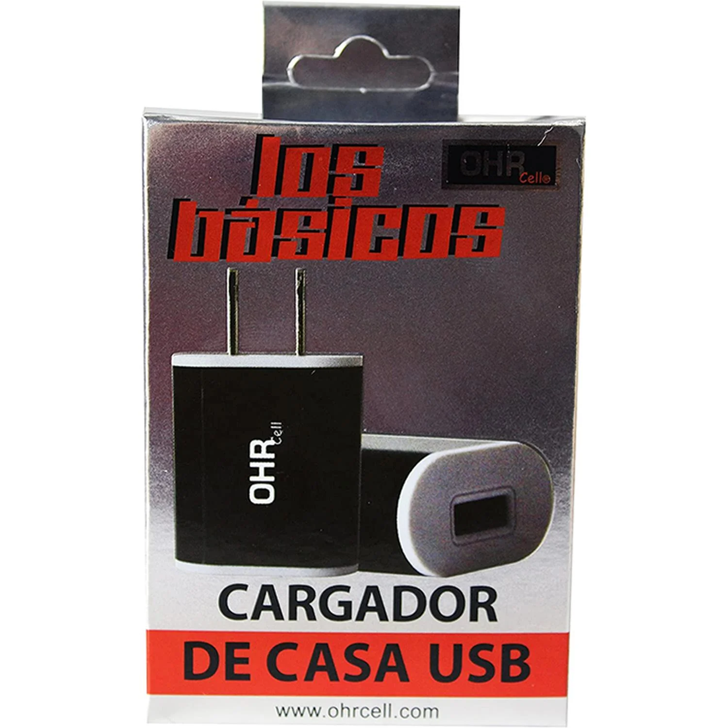 Adaptador Viajero OHR CELL LOS ESENCIALES USB 1000mAh Carga Rapida - Image 5