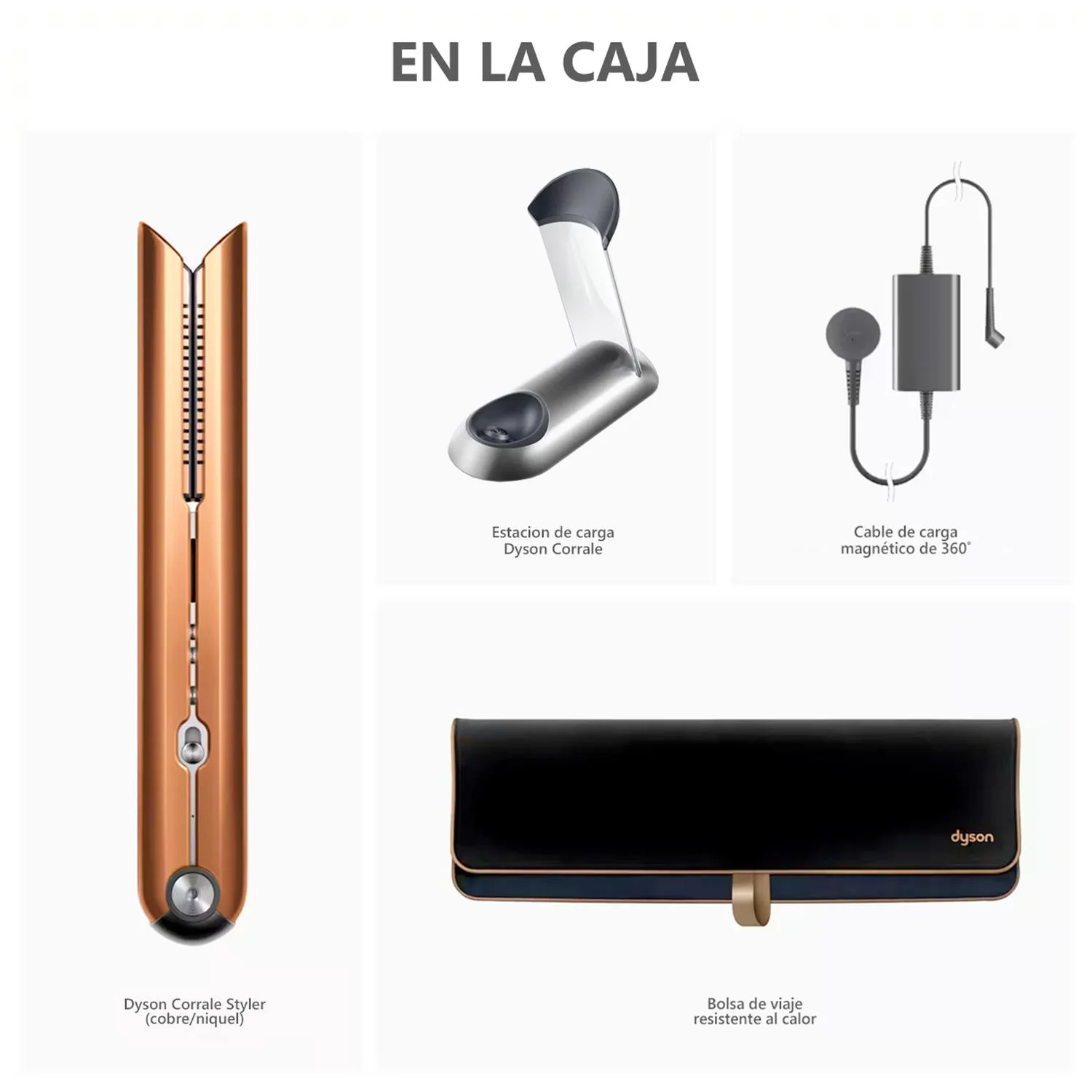 Alaciadora Inalambrica DYSON Corrale Placas Flexibles Pantalla OLED 210 °C Copper/Nickel - Image 2