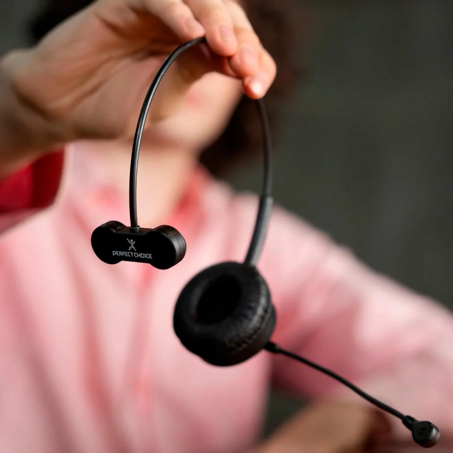 Audifono Diadema Inalambrica para Call Center PERFECT CHOICE Monoaural Bluetooth PC-116899 - Image 5
