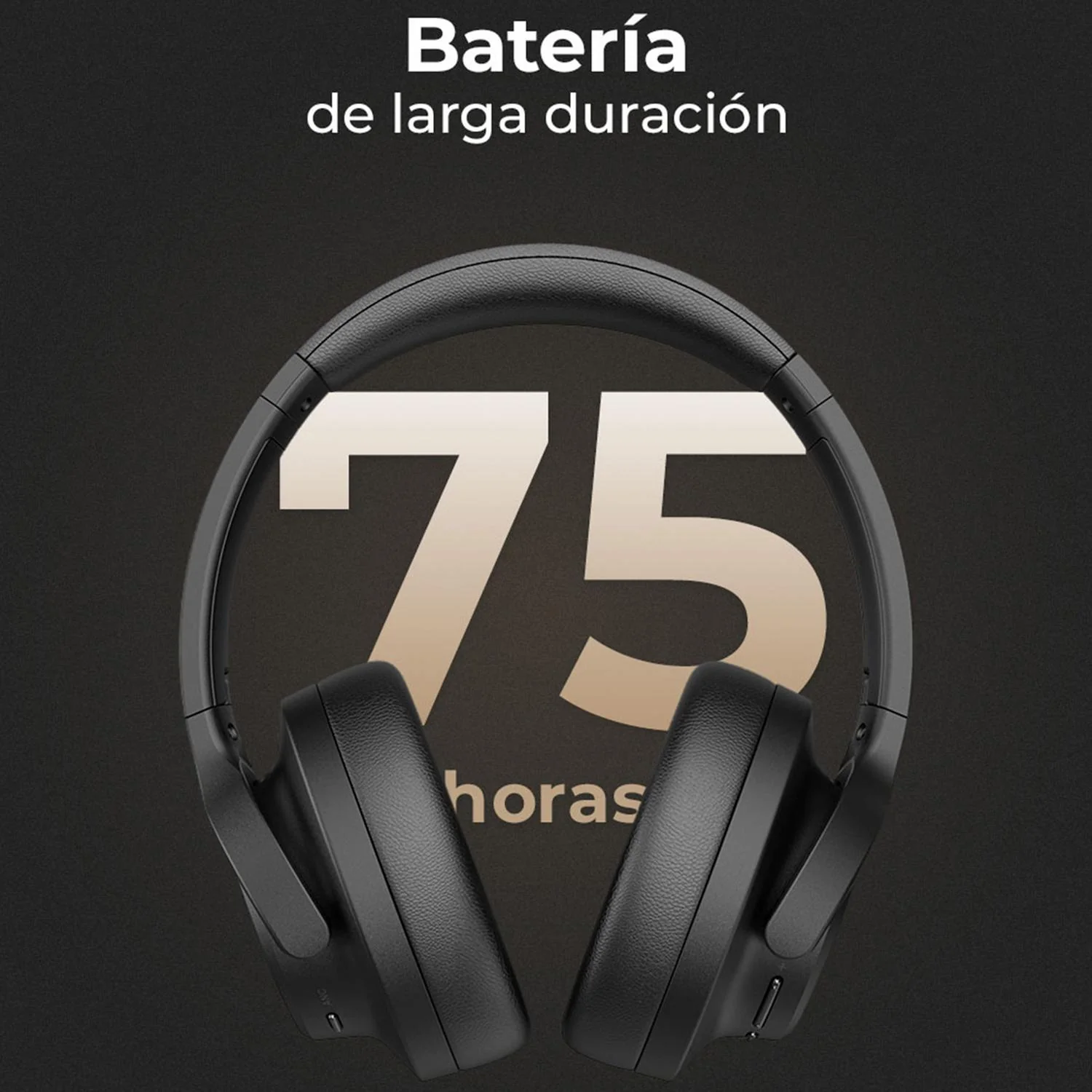 Audifonos Diadema Inalambrica ACTECK HYPE EPIC HP750 Microfono Integrado 3.5mm + BT Negro AC-940856 - Image 3