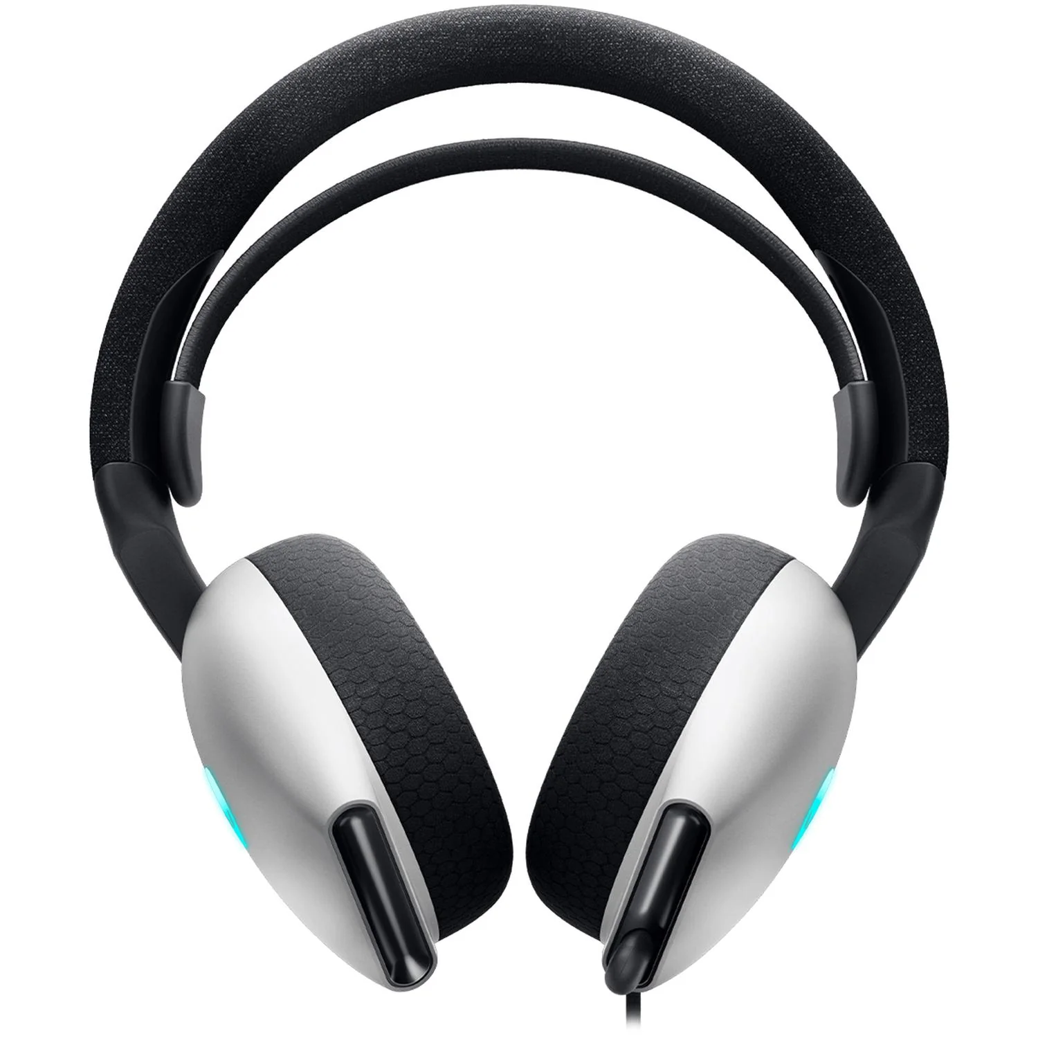Audifonos Gamer de Diadema ALIENWARE Microfono retractil Dolby Atmos 40KHz RGB USB + Adaptador 3,5 mm Blanco AW520H - Image 6