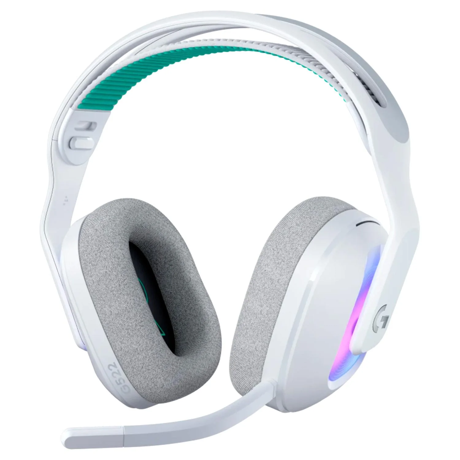 Audifonos Gamer LOGITECH G522 Lightspeed RGB Bluetooth Microfono Extraible Blanco
