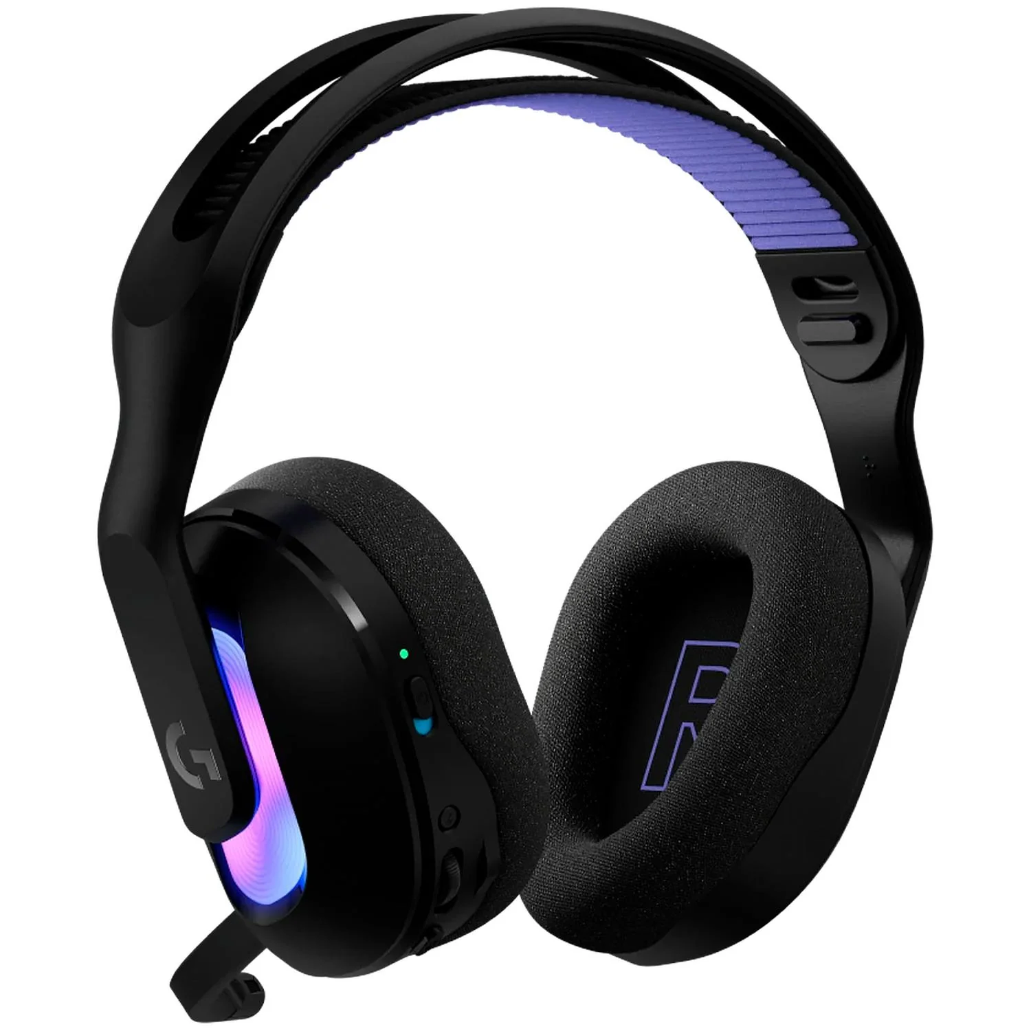 Audifonos Gamer LOGITECH G522 Lightspeed RGB Bluetooth Microfono Extraible Negro - Image 3