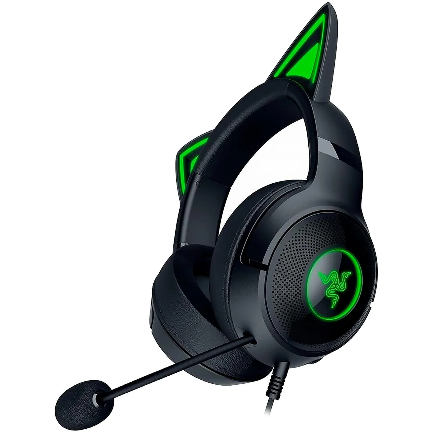 Audifonos Gamer RAZER Kraken Kitty V2 RGB Alambricos Sonido Envolvente 7.1 Color Negro - Image 5