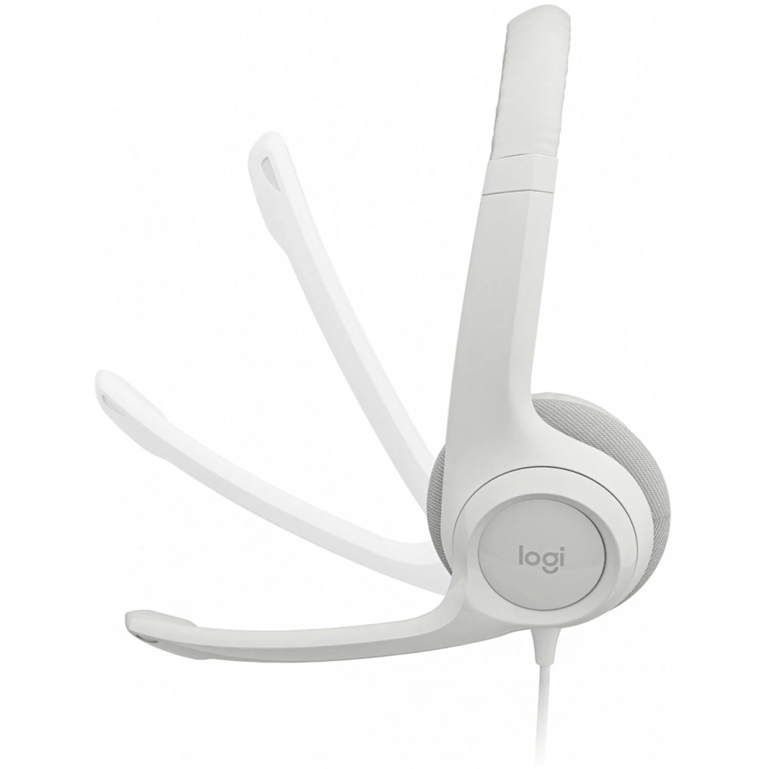 Audifonos LOGITECH H390 Microfono Bidireccional USB Blanco 981-001285 - Image 4