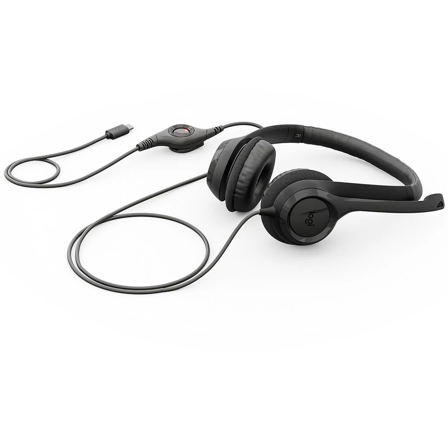 Audifonos LOGITECH H390 USB-C Microfono Bidireccional Negro - Image 2