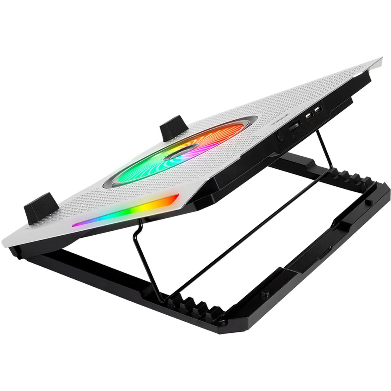 Base Enfriadora ACTECK FROOST EPIC BE670 Laptop 15.6 pulgadas Altura Ajustable 5 Fan 2xUSB LED AC-940764 - Image 2