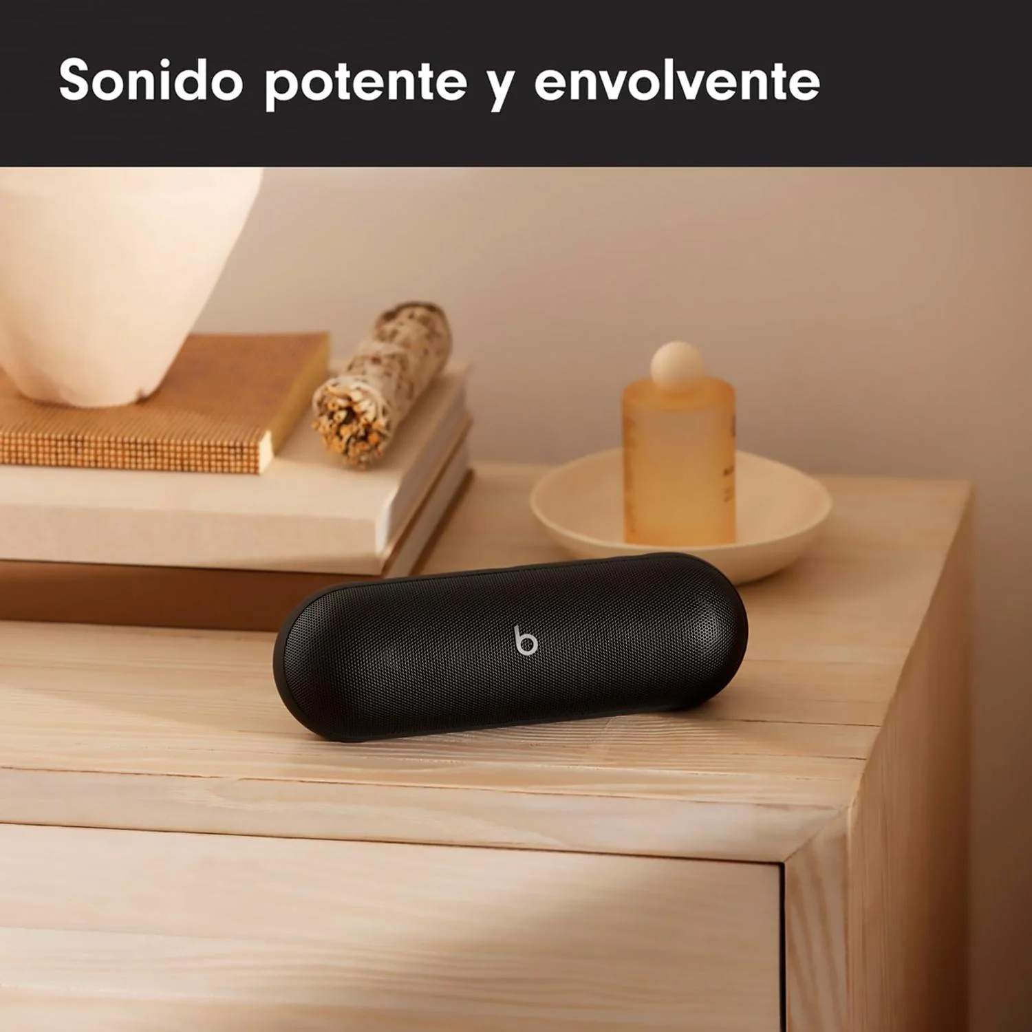 Bocina Bluetooth BEATS Pill Resistente al agua IP67 Hasta 24hr de batería Color Negro - Image 2