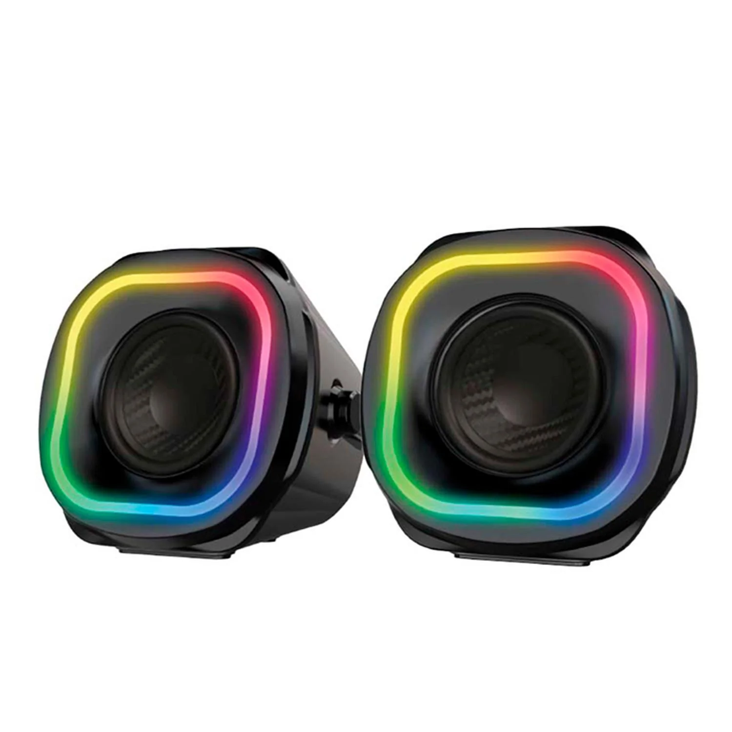 Bocina Gamer BALAM RUSH GLIMM QUAD BG555 LED Bluetooth 3.5mm Negro BR-937016 - Image 3
