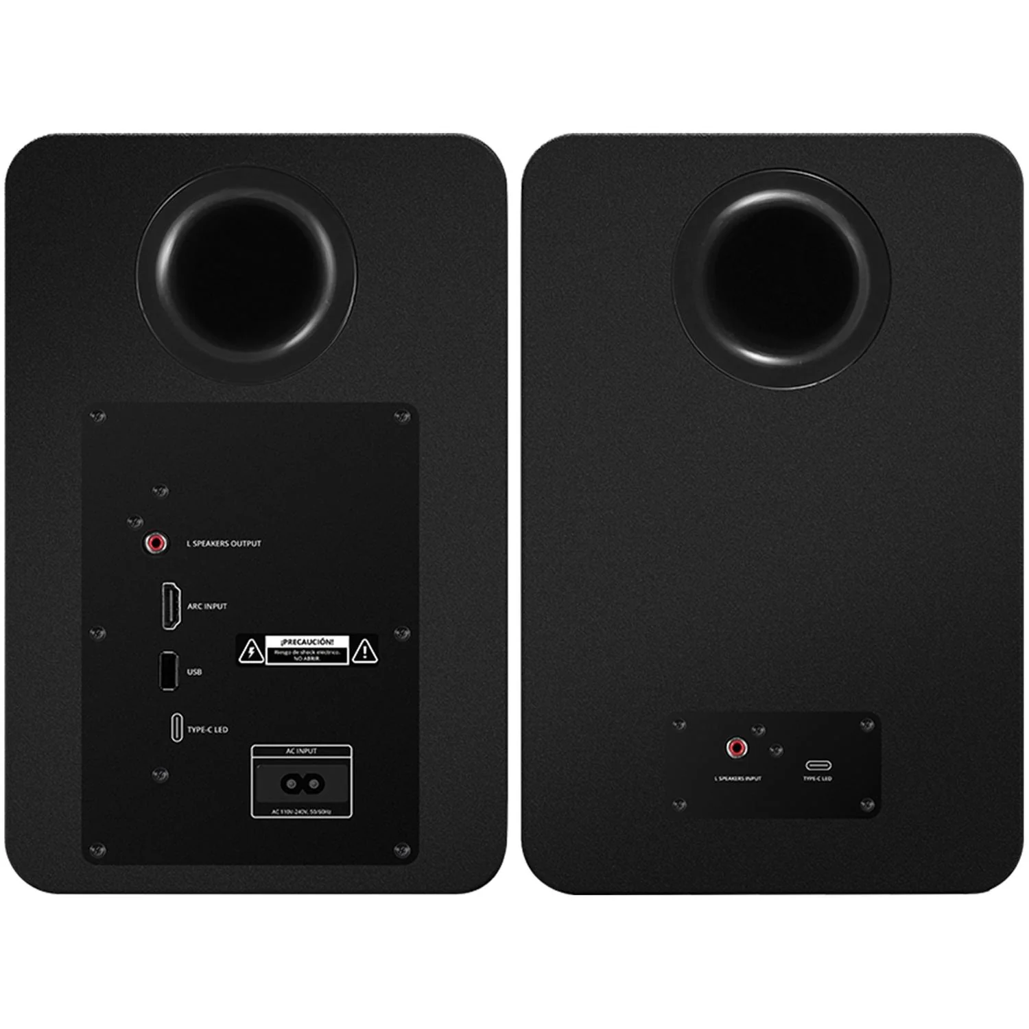 Bocinas ACTECK DYNAMIC EXACT R BS700 Inalambrico Sonido 2.0 Bluetooth 5.3 50W RMS Iluminacion RGB Negro AC-940818 - Image 6
