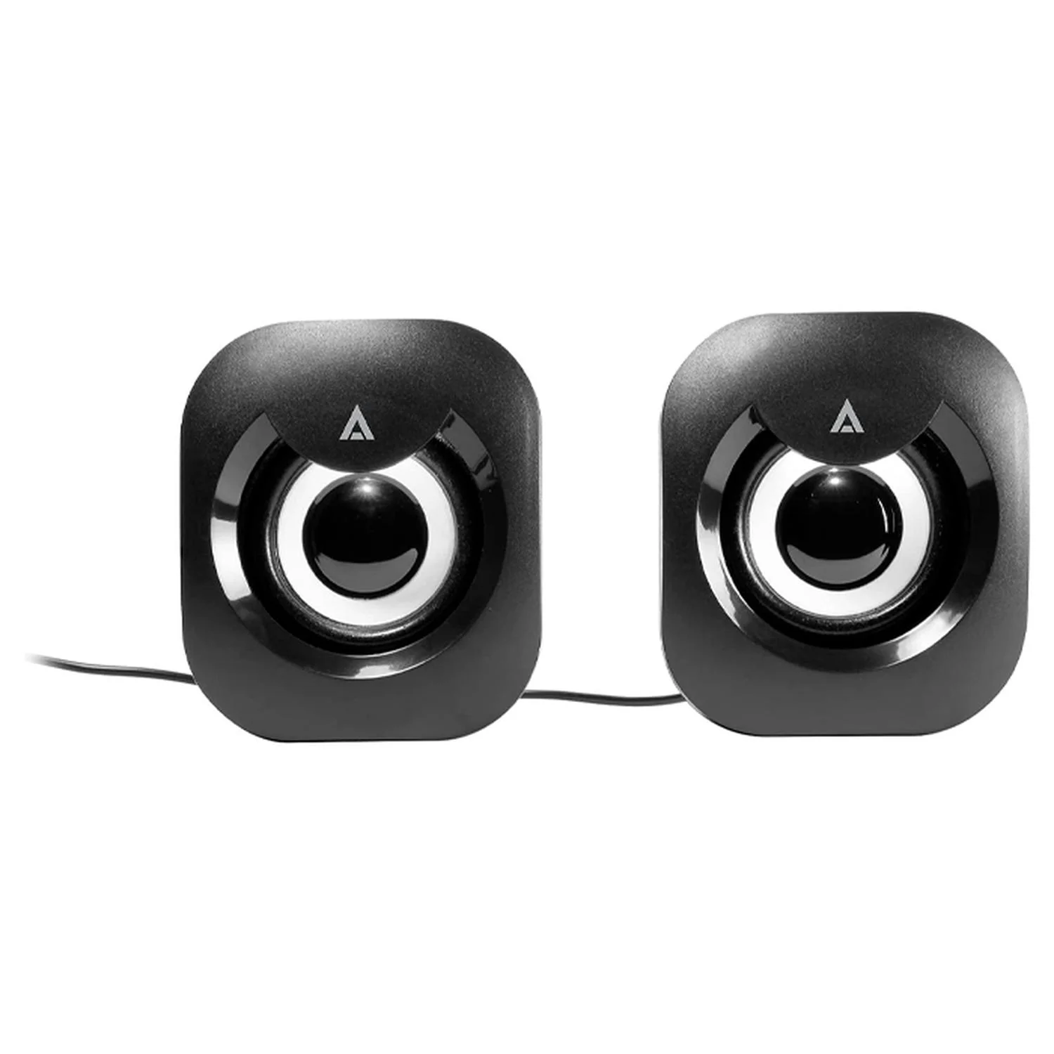 Bocinas ACTECK ESENCE BASIC AS215 Alambrica USB 3.5mm Iluminacion Led Negro AC-935272