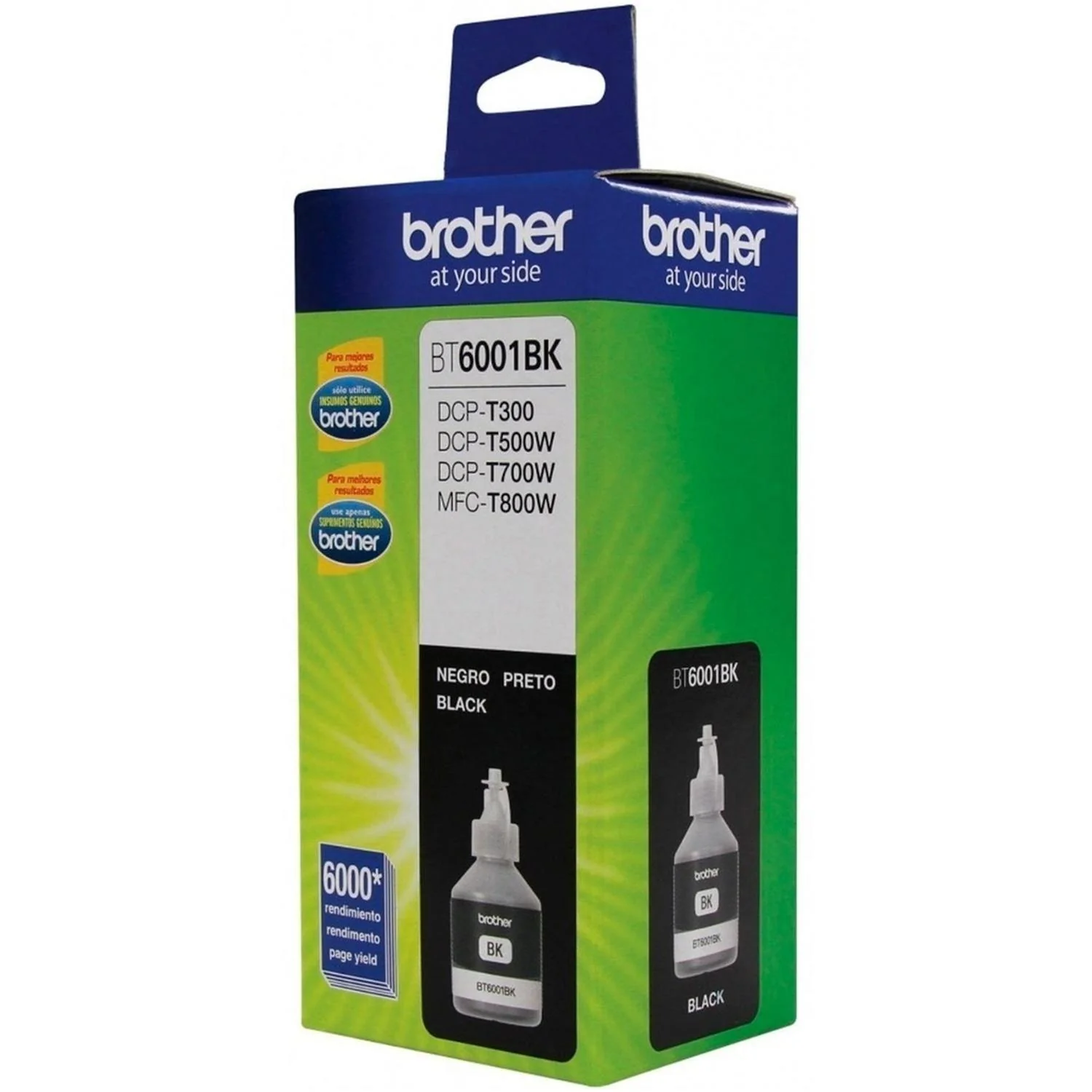 Botella Tinta BROTHER BT6001BK Negro DCP-T300 DCP-T500W DCP-T700W - Image 4