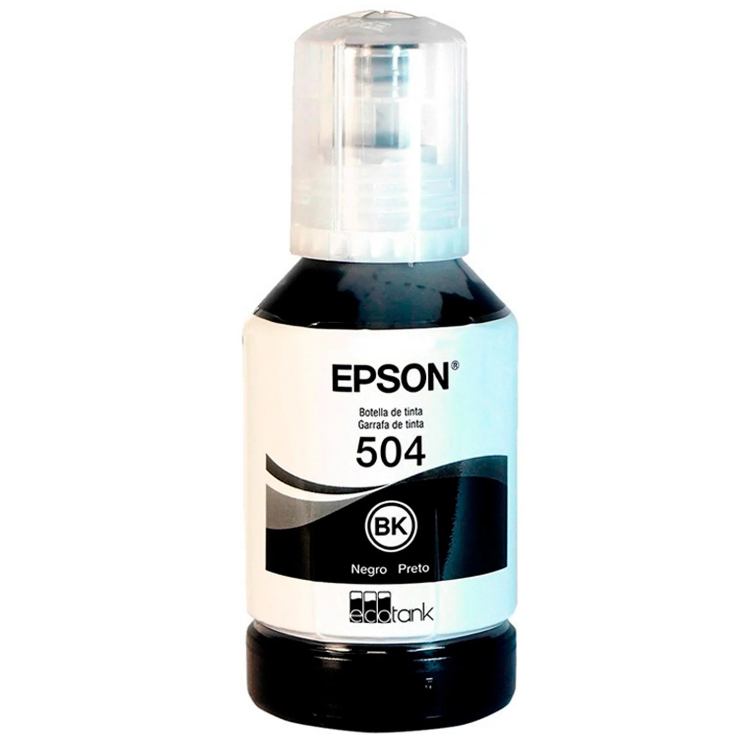Botella Tinta EPSON T504 L4150 L4160 L6161 L6171 L6191 Negro 127ml T504120-AL - Image 3