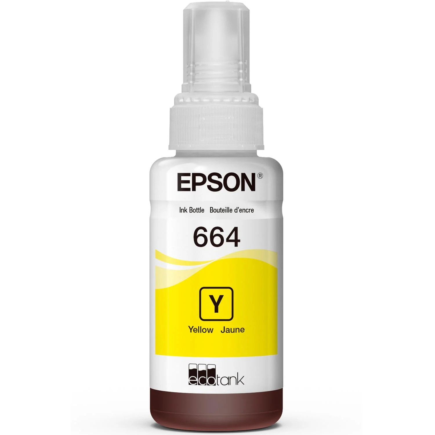 Botella Tinta EPSON T664 L310 L380 L375 L395 L575 L1300 Amarillo T664420-AL - Image 3