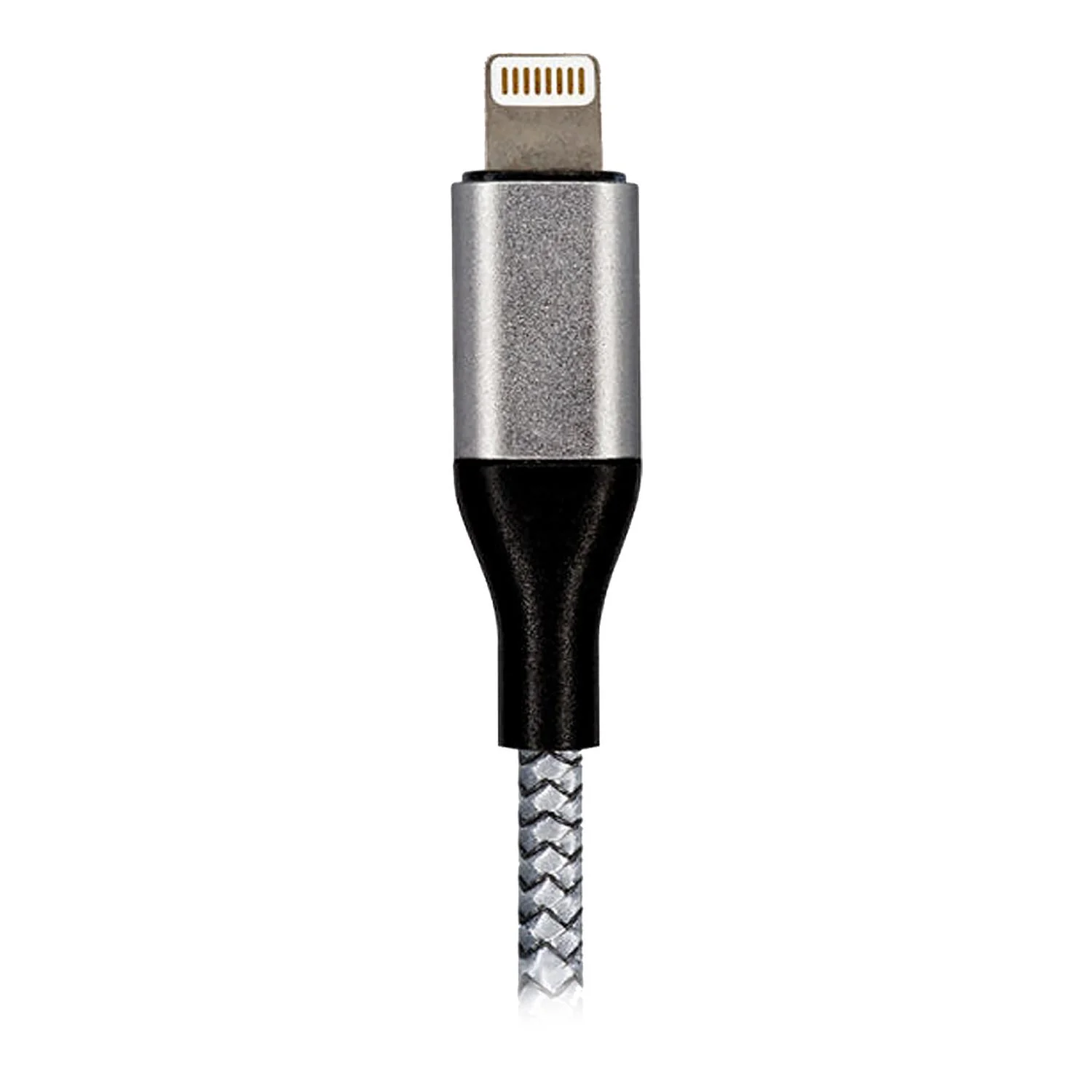 Cable ACTECK USB a Lightning 1 metro Nylon Trenzado Negro EV-917575 - Image 3