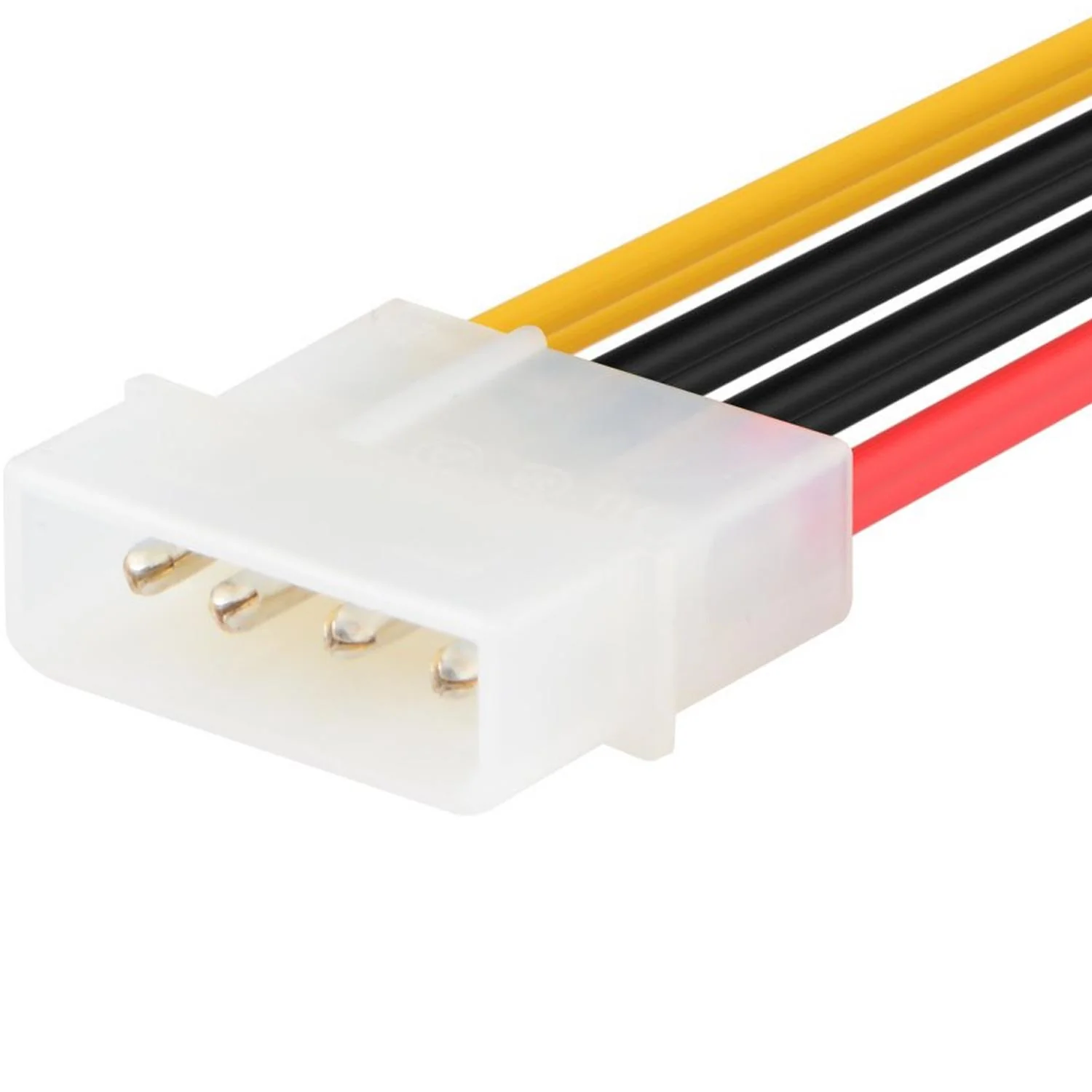 Cable de Poder BROBOTIX 2x SATA 4 pines Macho - Molex Hembra 15cm 102259 - Image 3