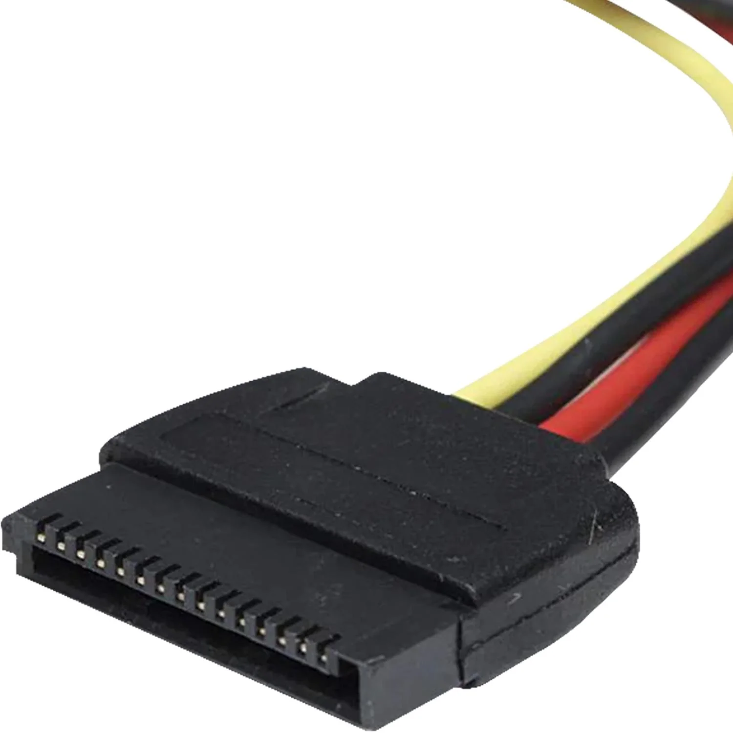 Cable de Poder MANHATTAN SATA 4 Pines Molex Macho 342766 - Image 3