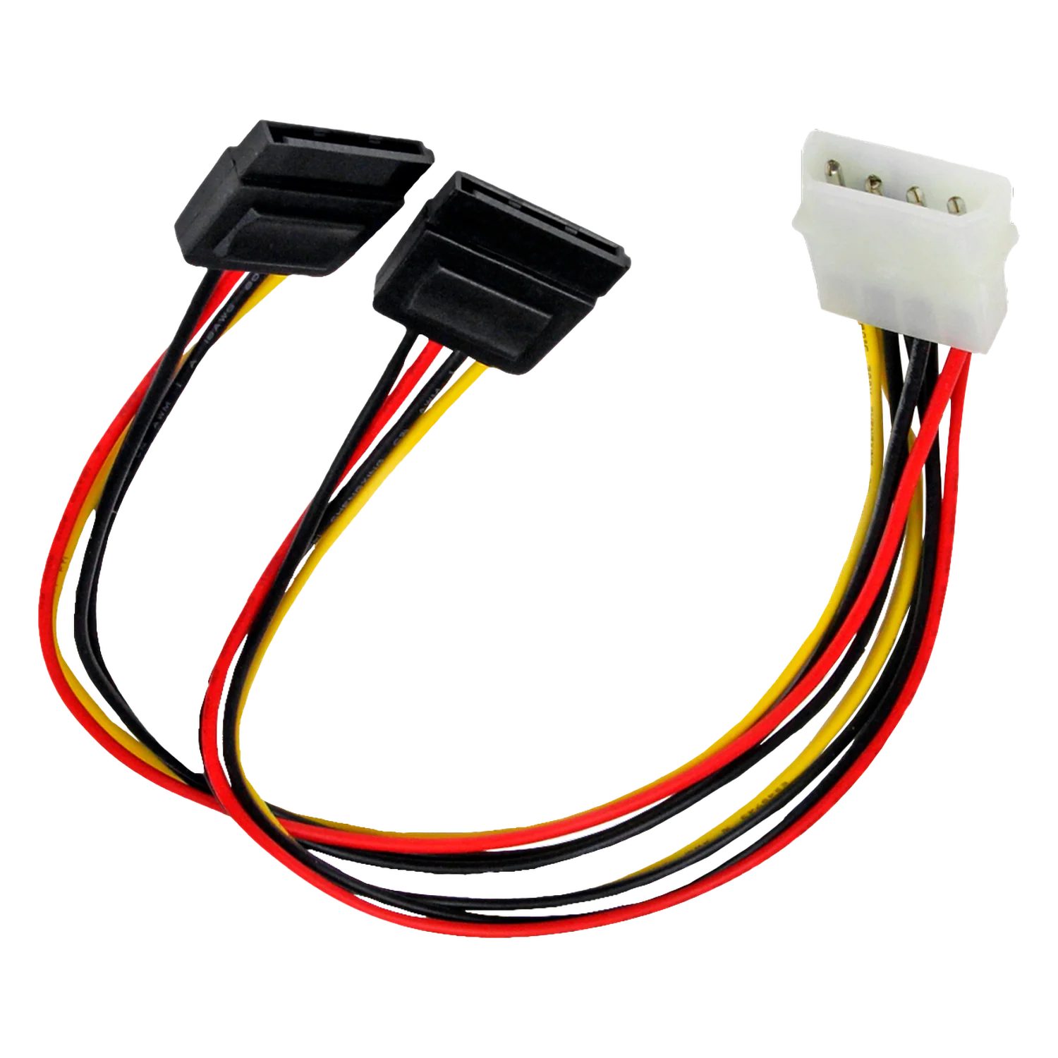 Cable de Poder XTREME PC GAMING 2x SATA Macho a Molex 4 Pines Hembra 15 cm