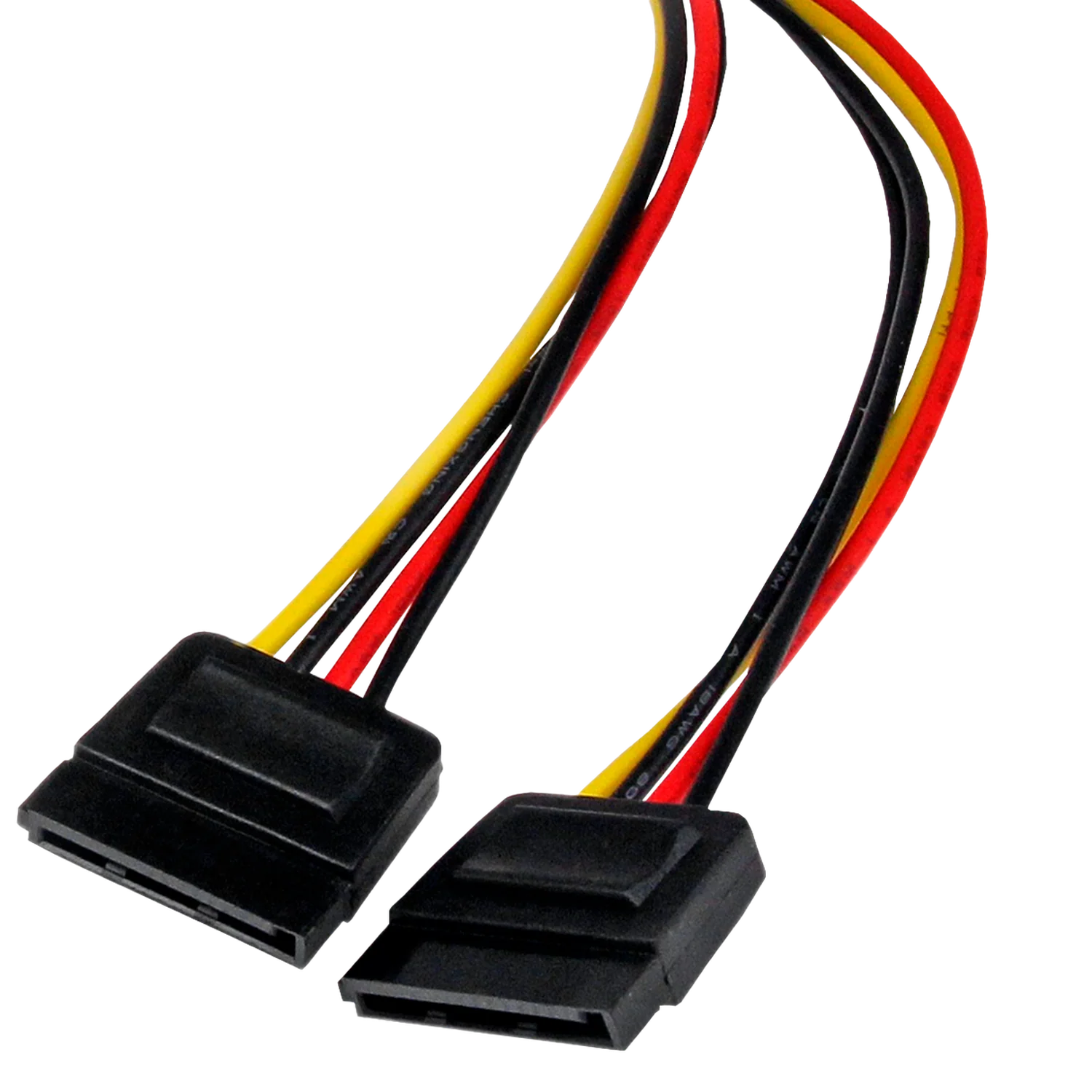 Cable de Poder XTREME PC GAMING 2x SATA Macho a Molex 4 Pines Hembra 15 cm - Image 2