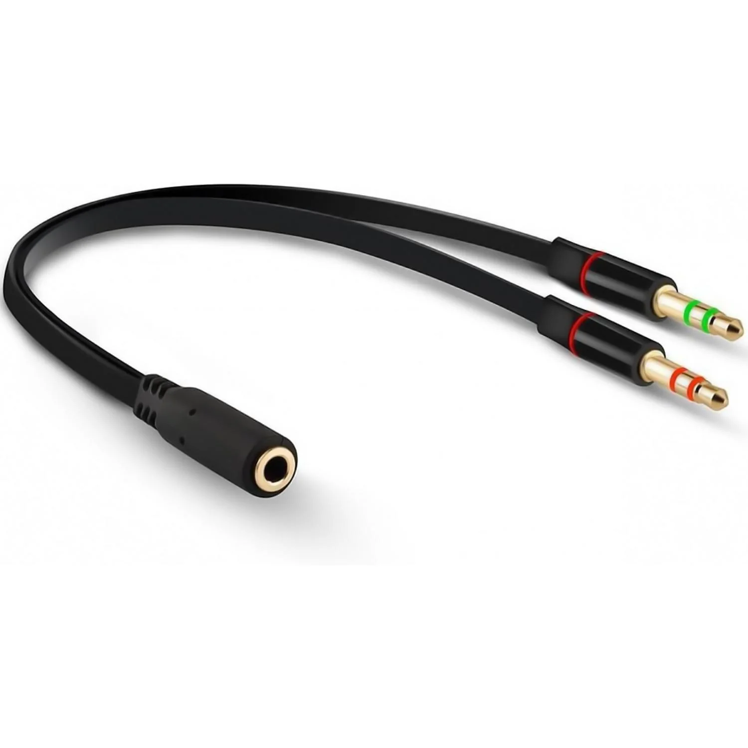 Cable Divisor Audio XTREME PC GAMING 3.5mm Dual Macho a Hembra Negro
