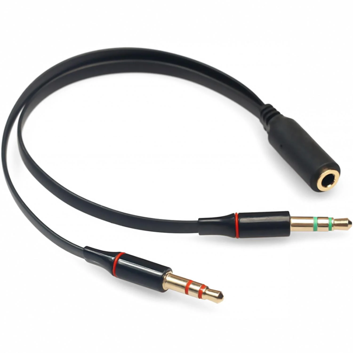 Cable Divisor Audio XTREME PC GAMING 3.5mm Dual Macho a Hembra Negro - Image 2