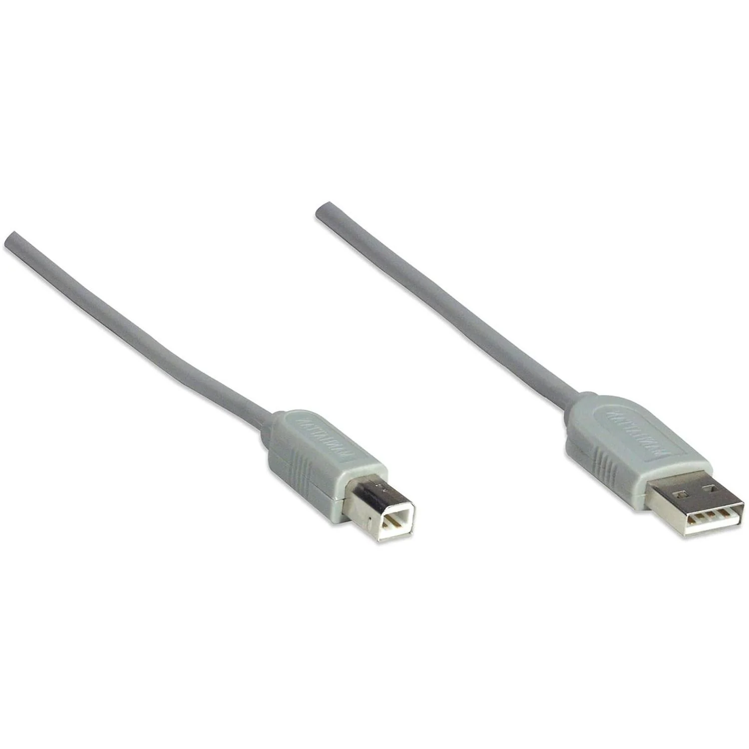 Cable para Impresora MANHATTAN USB-A macho a USB-B Macho 12 Mbps 3 metros Gris 317863 - Image 2