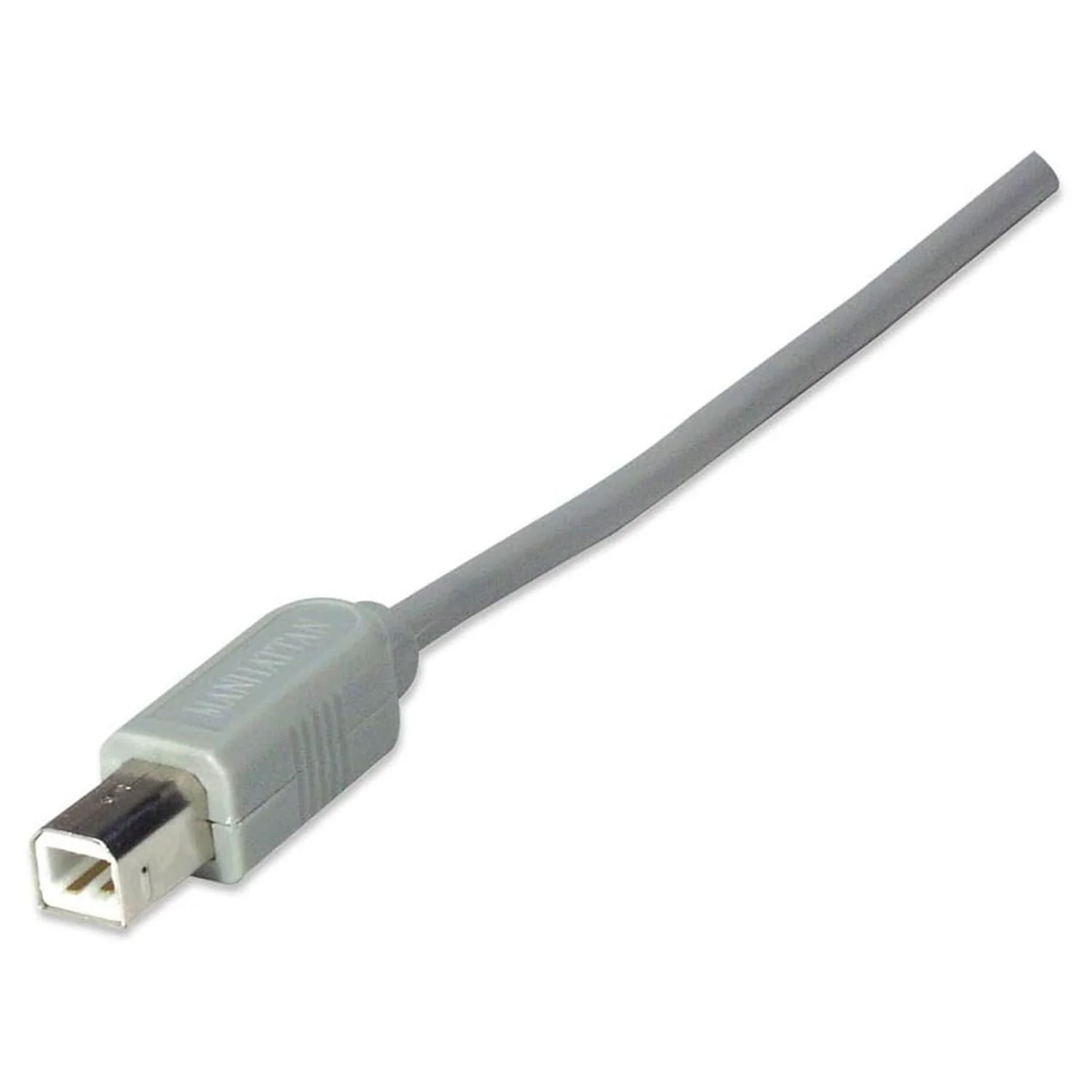 Cable para Impresora MANHATTAN USB-A macho a USB-B Macho 12 Mbps 3 metros Gris 317863 - Image 4