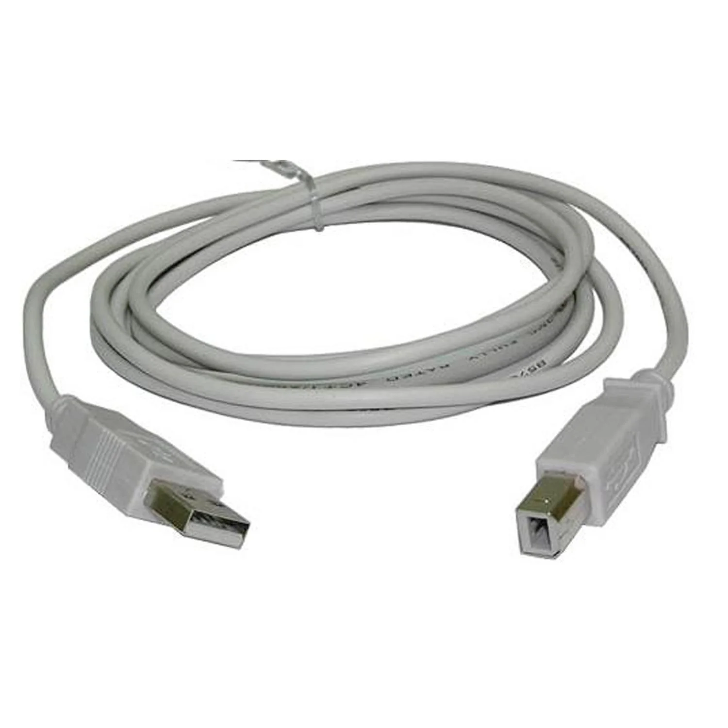 Cable para Impresora MANHATTAN USB-A macho a USB-B Macho 12 Mbps 3 metros Gris 317863 - Image 5