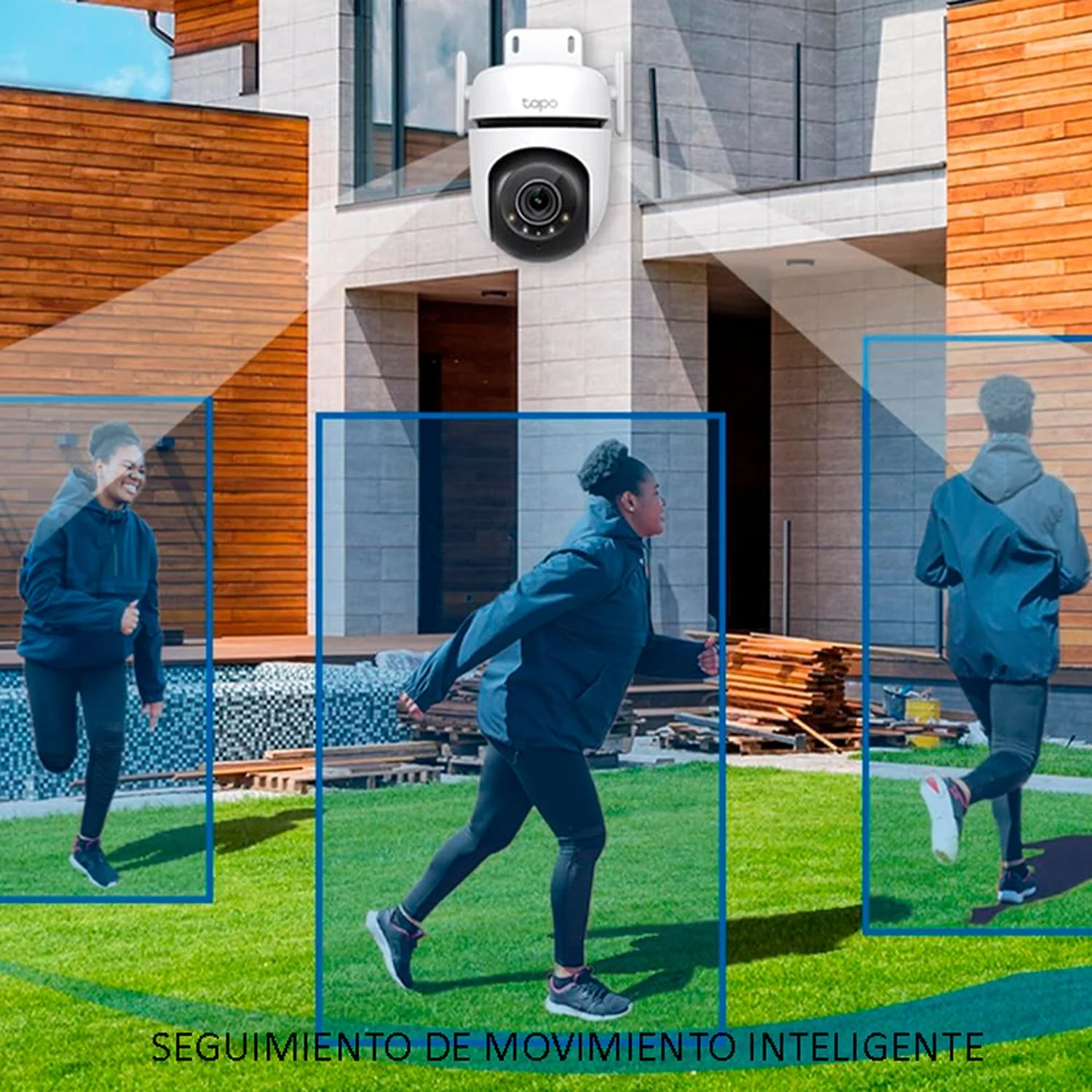 Camara de Seguridad WiFi TP-LINK Tapo C520WS 4MP Exterior 2K QHD 2.4GHz Giro 360 Vision Nocturna - Image 3