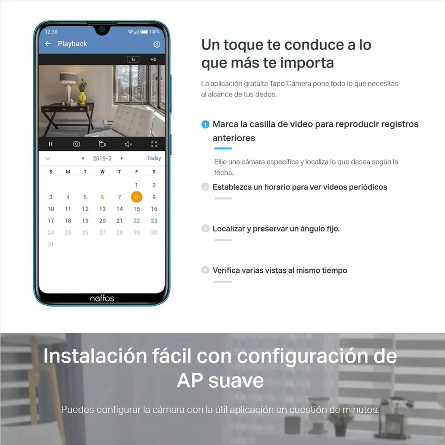 Camara de Seguridad WiFi TP-LINK Tapo C200 2MP Interior Full HD 2.4Ghz - Image 5