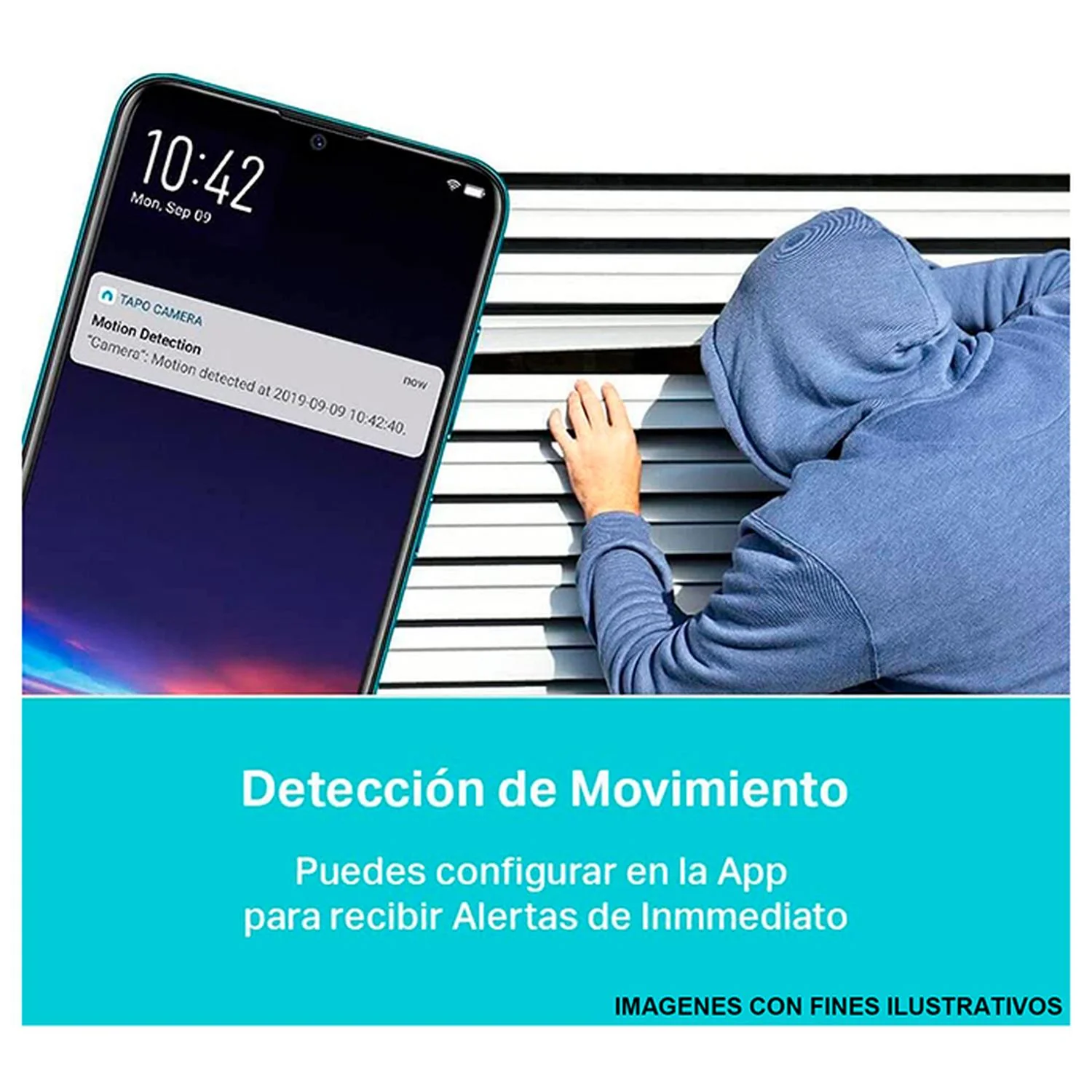 Camara de Seguridad WiFi TP-LINK TAPO C210 3MP Interior Full HD 2.4Ghz Giro 360 Vision Nocturna hasta 30 metros - Image 3