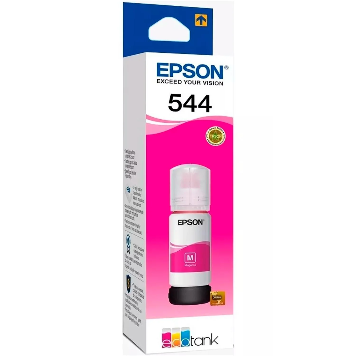 Botella Tinta EPSON T544 L1110 L3110 L3150 L5190 Magenta 70ml T544320-AL