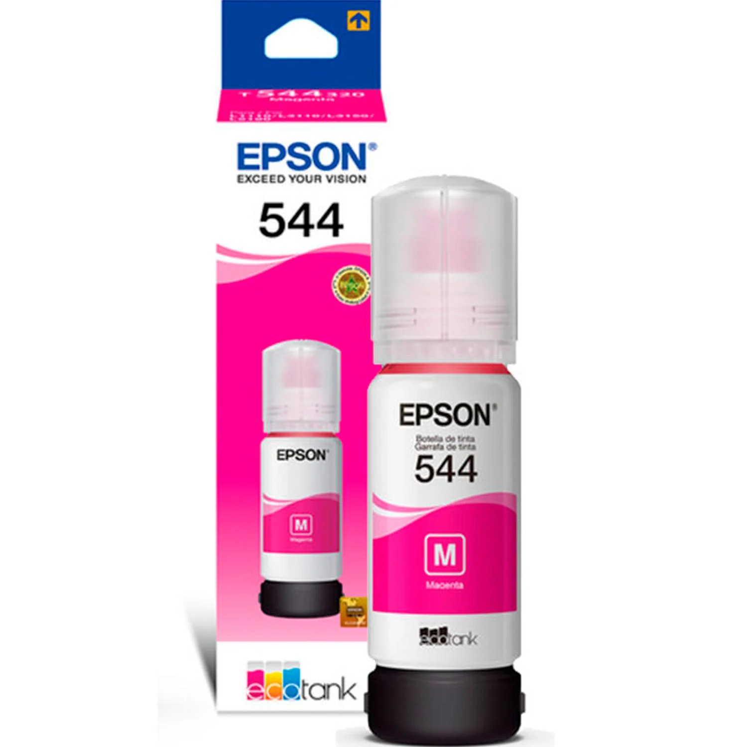 Botella Tinta EPSON T544 L1110 L3110 L3150 L5190 Magenta 70ml T544320-AL - Image 2
