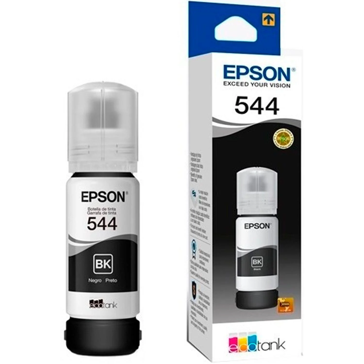 Botella Tinta EPSON T544 L1110 L3110 L3150 L5190 Negro 70ml T544120-AL - Image 4