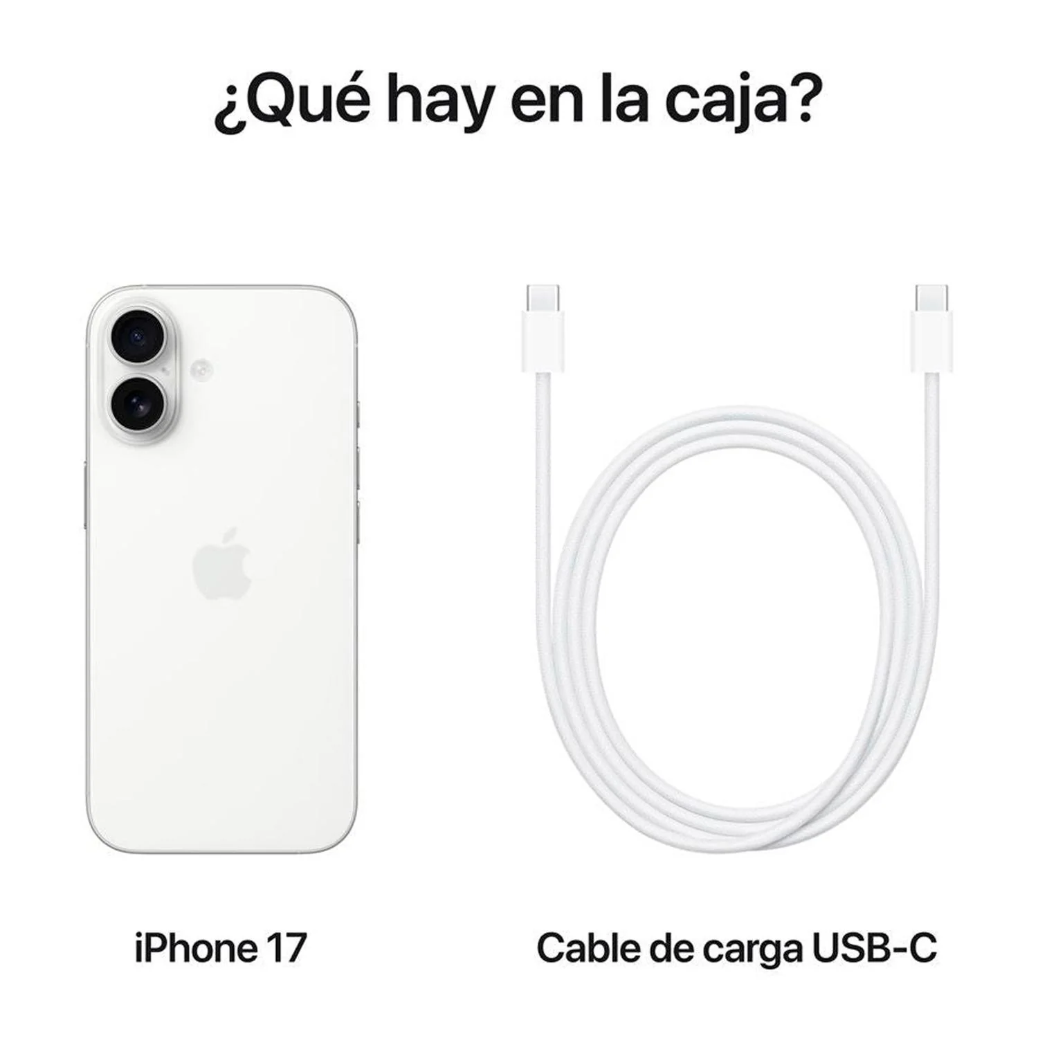 Celular APPLE iPhone 17 256GB Pantalla 6.3” 120Hz ProMotion Super Retina XDR Chip A19 48MP eSIM Internacional Blanco - Image 5