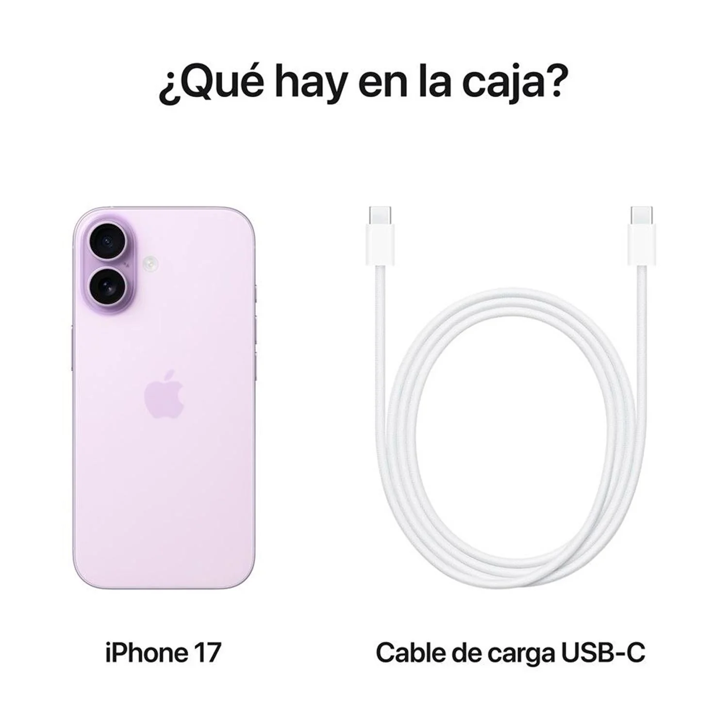Celular APPLE iPhone 17 256GB Pantalla 6.3” 120Hz ProMotion Super Retina XDR Chip A19 48MP eSIM Internacional Lavanda - Image 5