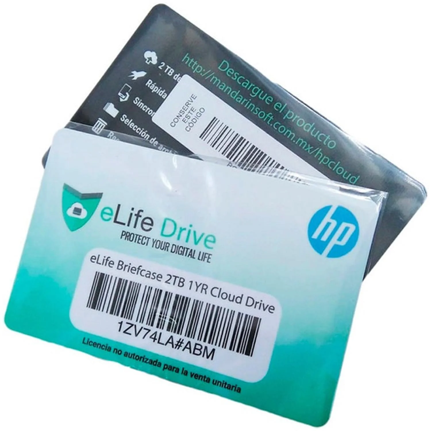 HP Certificado de Almacenamiento en la Nube Elife 2TB