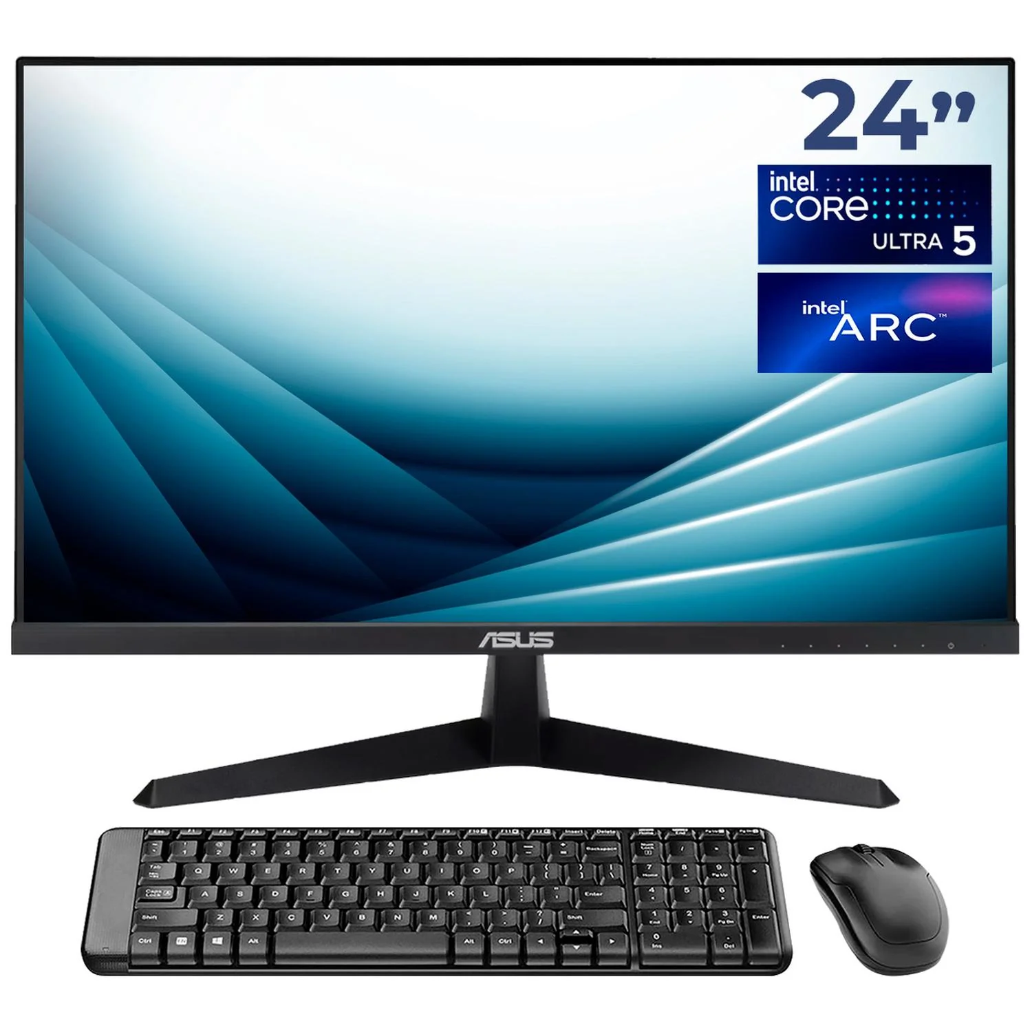 Computadora Escritorio Mini PC ECS LIVA Z7 Ai Core Ultra 5 125h Npu 33 Tops 16gb 1tb Monitor 24 1ms 120hz Teclado Mouse Inalambrico W11h-t Wifi 6e Bt Gaming Casual, Trabajo Y Estudio