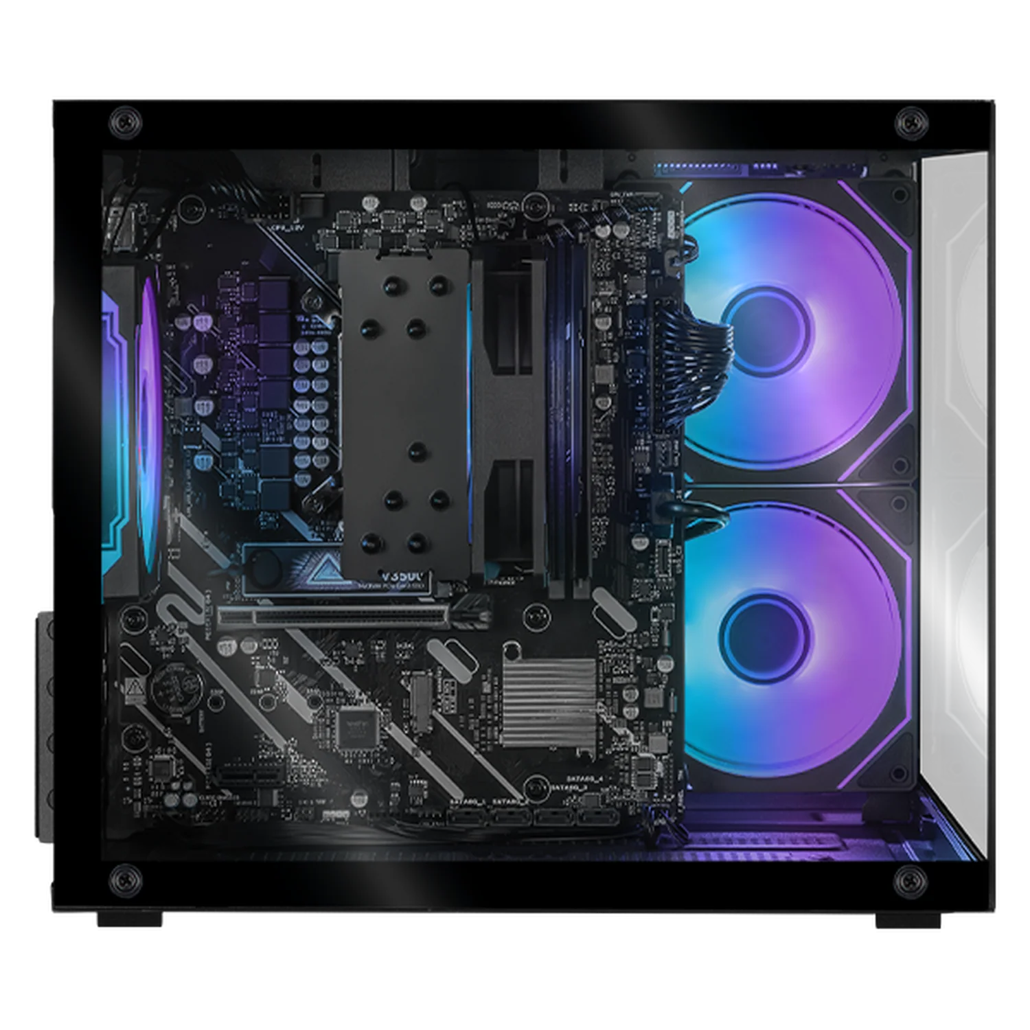 Computadora Escritorio Completa AI Ready Xtreme PC Gaming Intel Core Ultra 9 285 16GB DDR5 SSD 1TB Monitor Curvo 27 100Hz WIFI Black Multitarea Avanzada con IA - Image 2