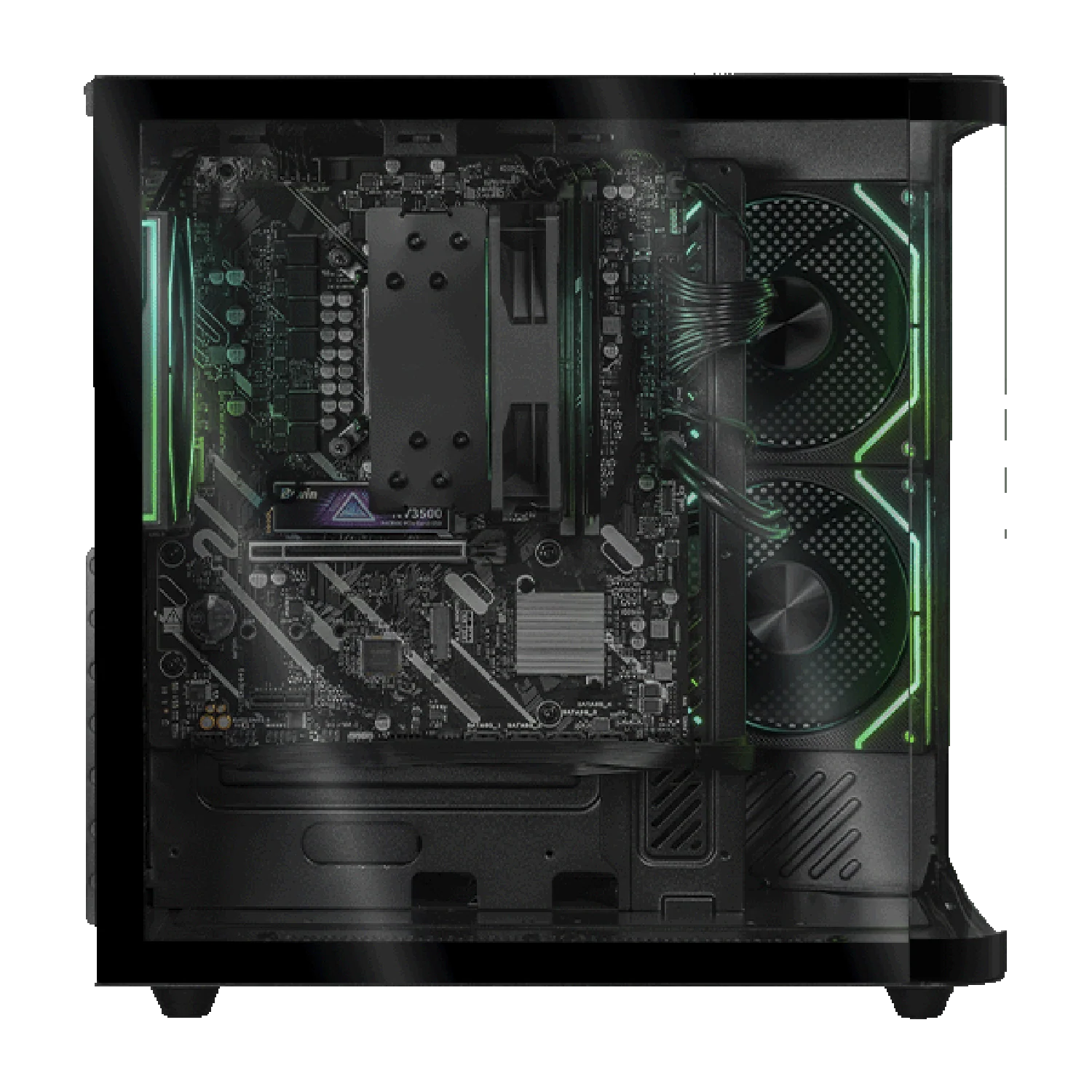 Computadora Escritorio Completa IA DXT GAMING Intel Core Ultra 9 285 16GB DDR5 SSD 1TB Monitor Curvo 27 180Hz WIFI Black Multitarea Avanzada con IA - Image 2