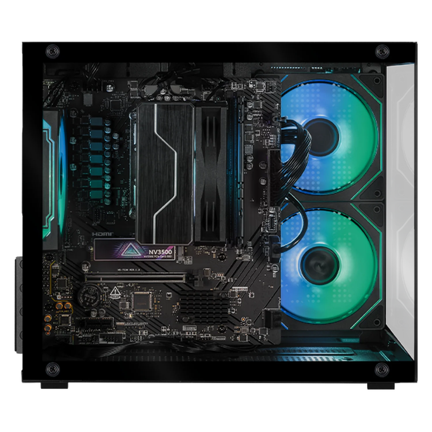 Computadora Escritorio Completa Xtreme PC Gaming AMD Radeon 780M Ryzen 9 7900 16GB DDR5 SSD 1TB Monitor Curvo 27 100Hz WIFI Black rendimiento básico para juegos casuales, trabajo y estudio - Image 2