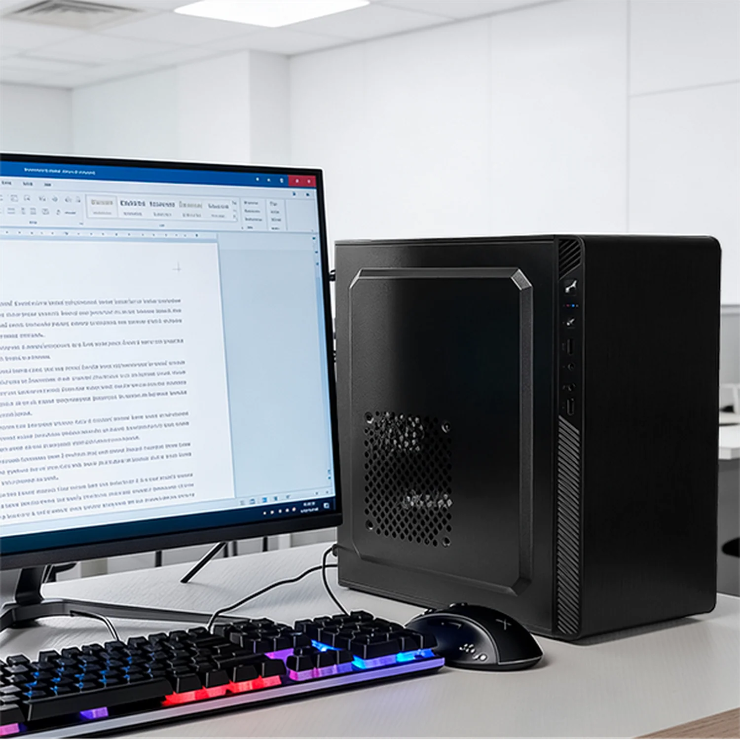 Computadora Escritorio Completa Xtreme PC Gaming Intel Celeron N4020 8GB SSD 250GB Monitor 21.5 75Hz WIFI Black rendimiento básico para juegos casuales, trabajo y estudio - Image 6