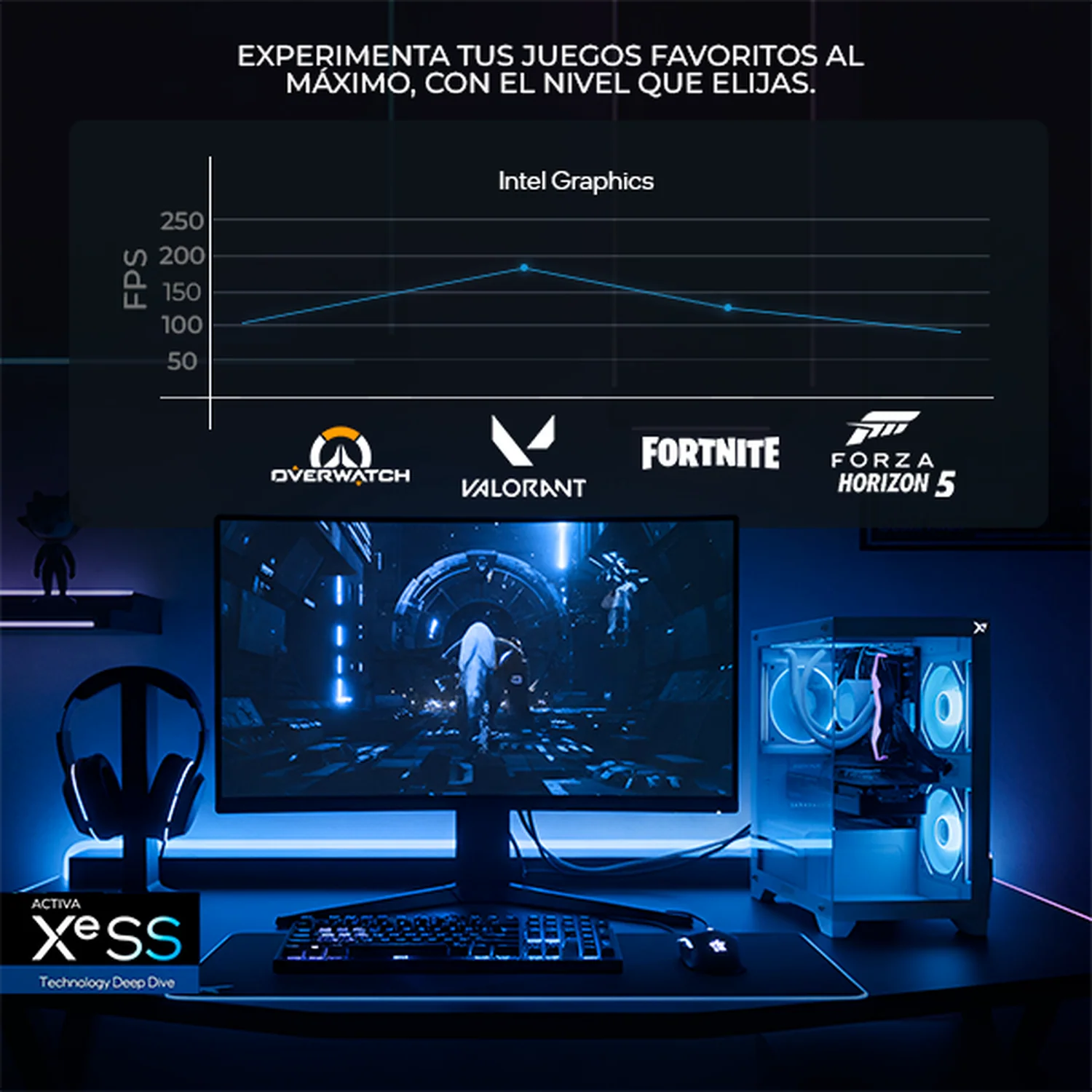 Xtreme PC IA Ready Intel Arc Intel Core Ultra 5 225 NPU 13 TOPS 16GB DDR5 SSD 500GB Monitor 23.8 WIFI Black Multitarea más inteligente - Image 4