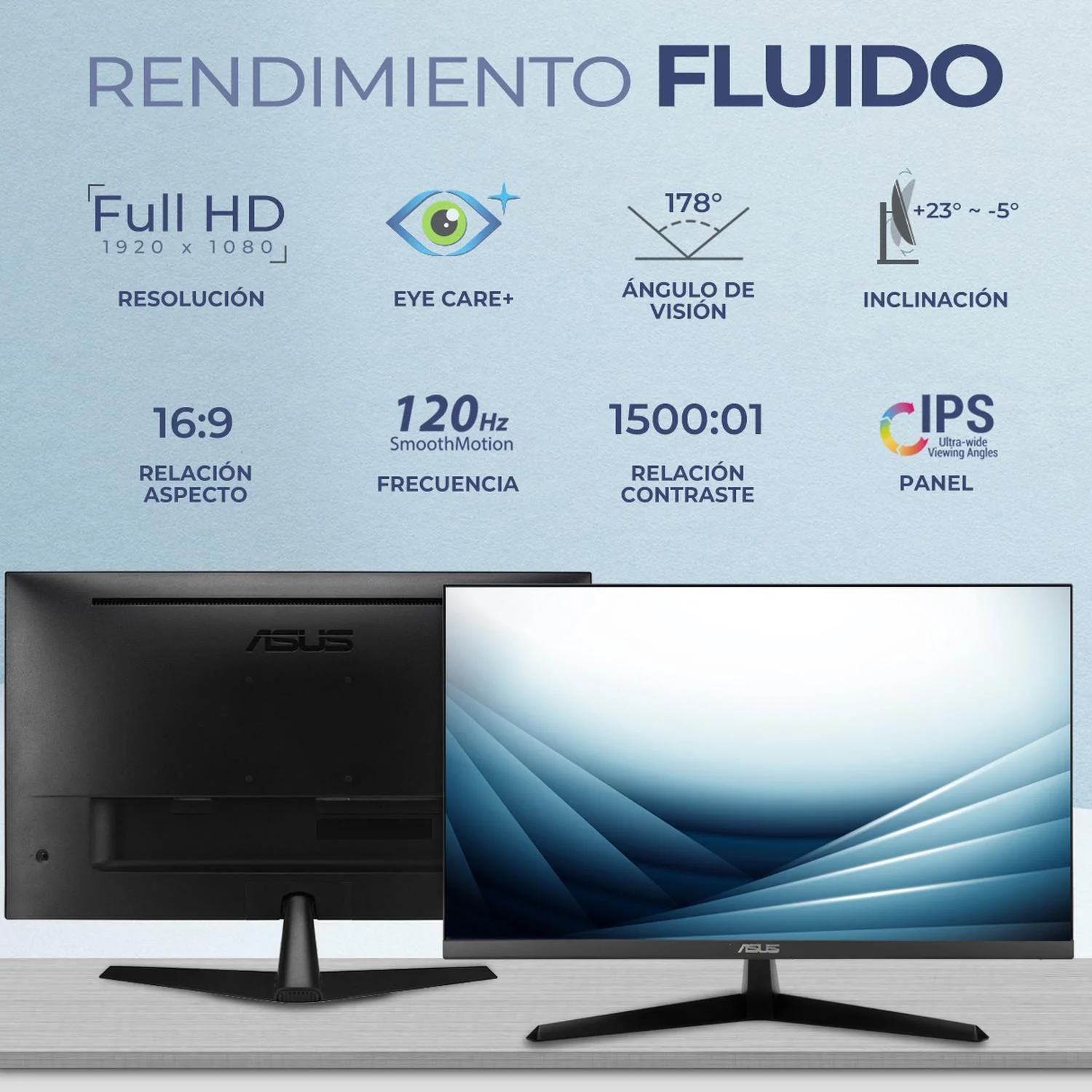 Computadora Escritorio Mini PC ASUS NUC 13 PRO Intel Core i5 1340P 16GB DDR4 SSD 1TB Monitor 27 1ms 120Hz Teclado Mouse Inalambrico W11H-T WiFi 6E BT 5.3 CN13P-MTMCI516GB1 - Image 4