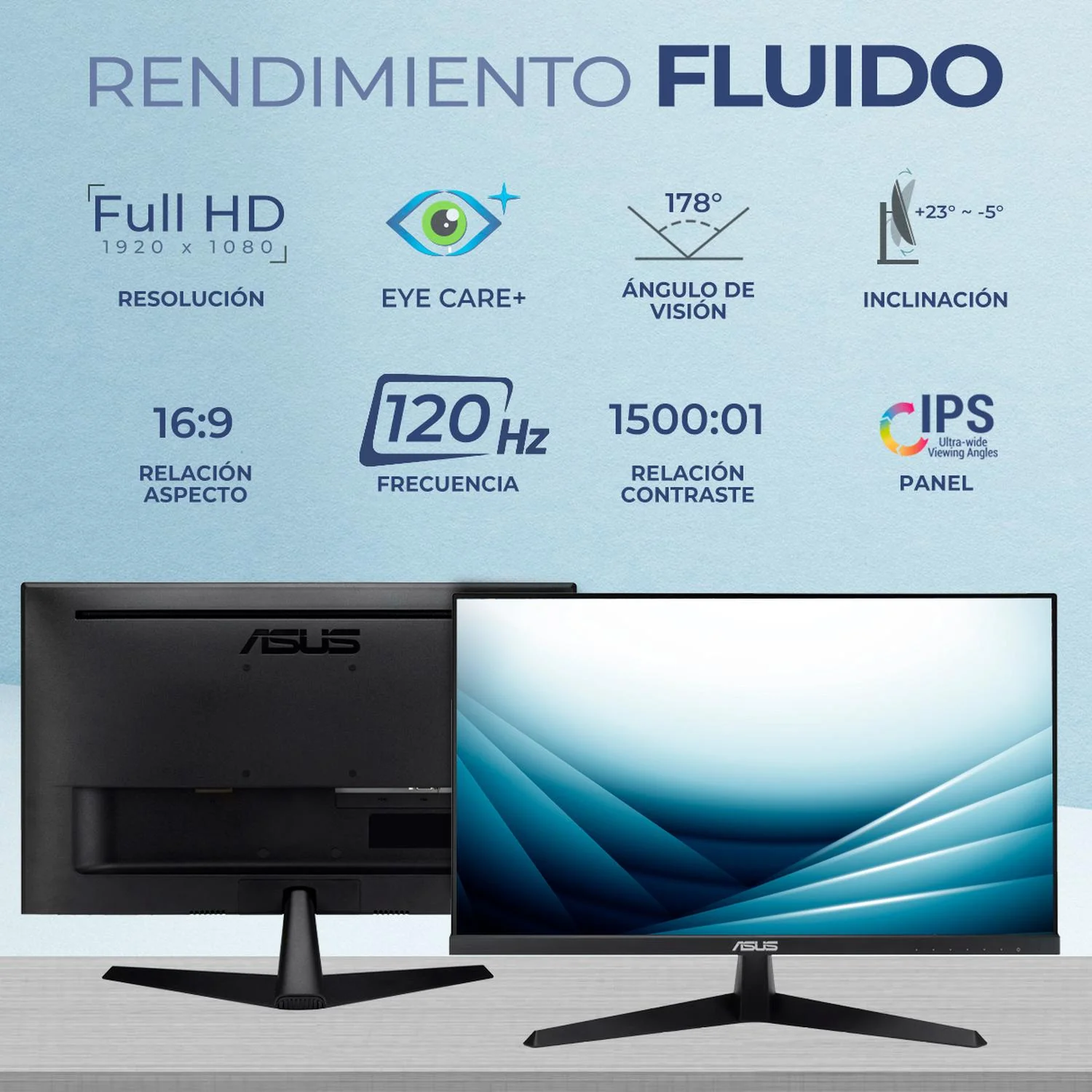 Computadora Escritorio Mini PC ASUS NUC 13 PRO Intel Core i7 13620H 16GB DDR4 SSD 1TB Monitor 27 1ms 120Hz Teclado Mouse W11H-T WiFi 6E BT 5.3 CNUC13P-Ci7161TBM27TM Gaming, oficina, estudio y hogar. - Image 4