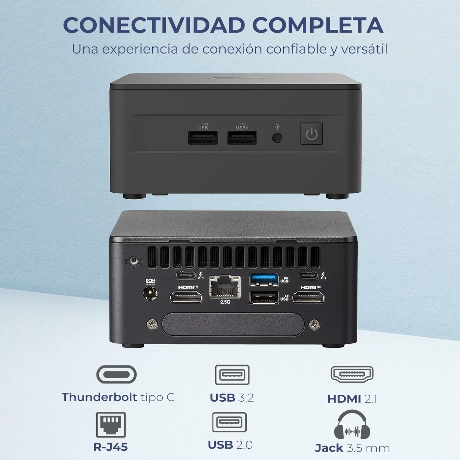 Computadora Escritorio Mini PC ASUS NUC 13 PRO Intel I7 1360P 24GB DDR4 SSD 1TB WiFi - Image 4