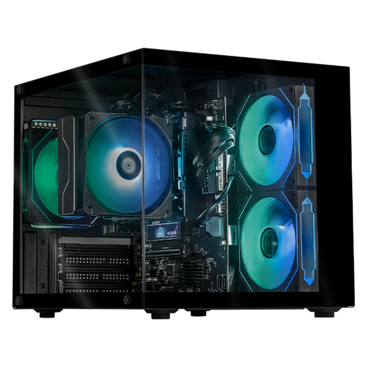Computadora Escritorio Xtreme PC Gaming AMD Radeon 780M Ryzen 9 7900 16GB DDR5 SSD 1TB WIFI Black rendimiento básico para juegos casuales, trabajo y estudio